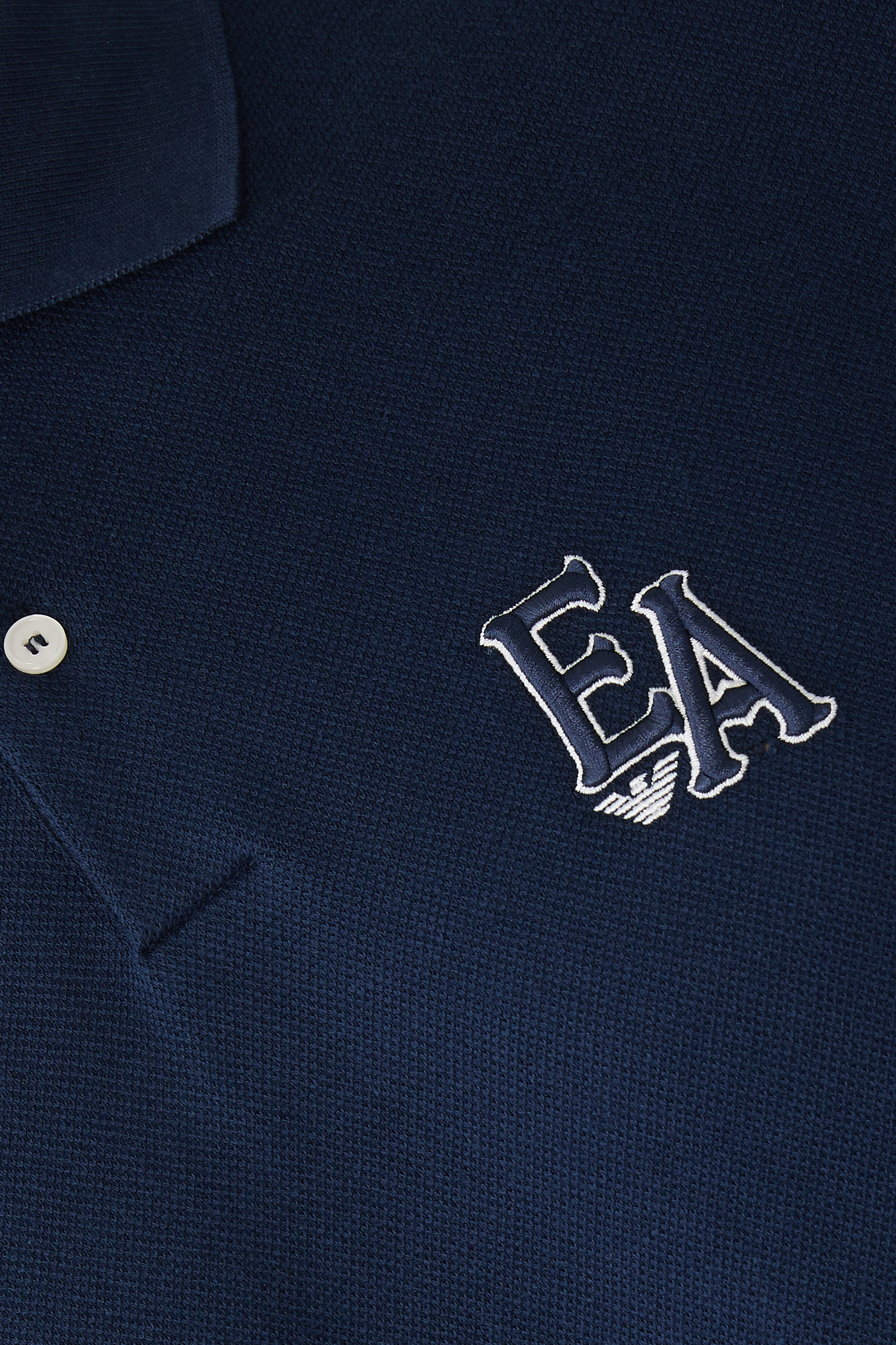 Eagle Club Logo Embroidery Piqu&eacute; Jersey Polo Shirt