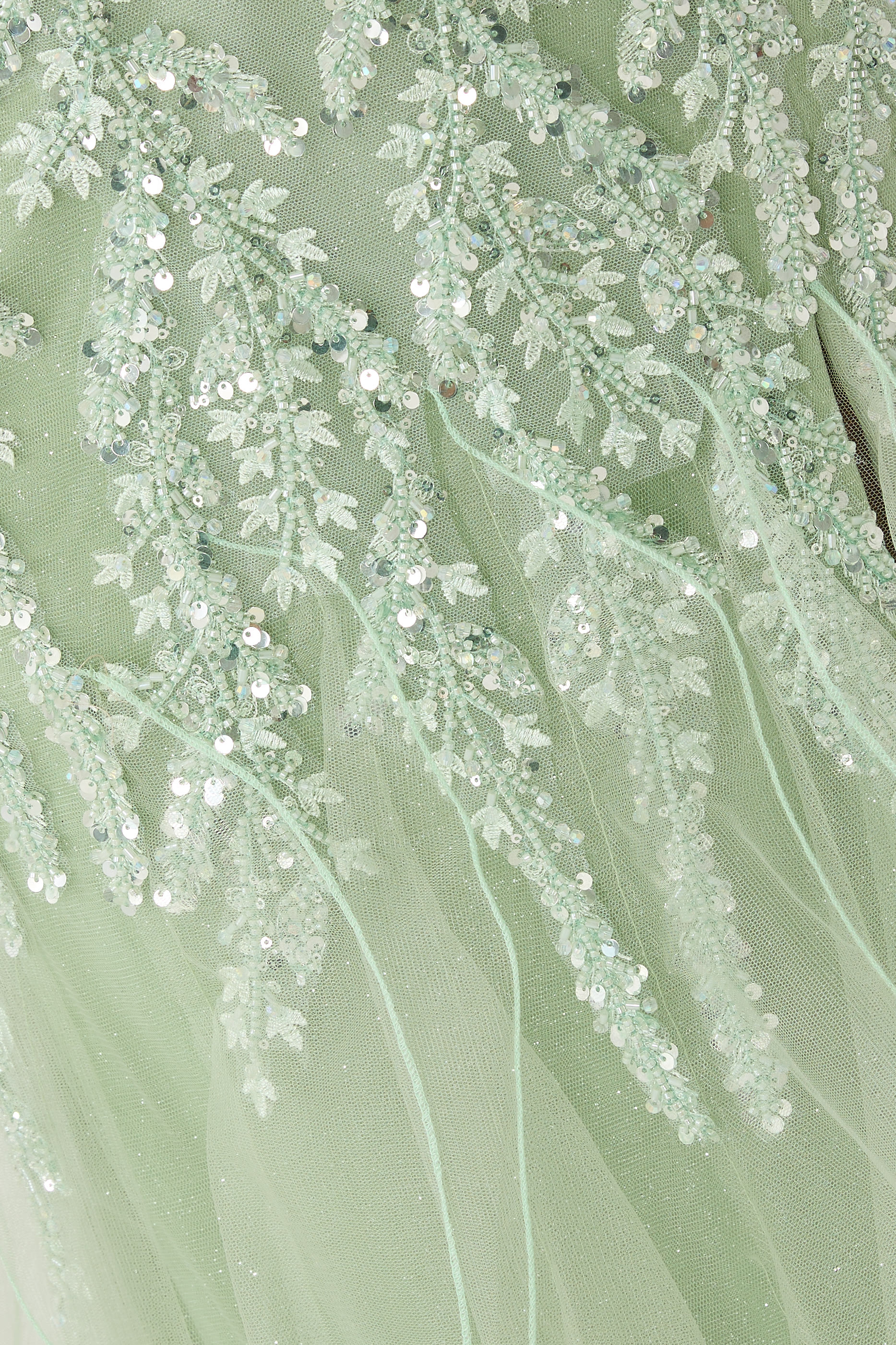 Bead-Embellished Mermaid Gown