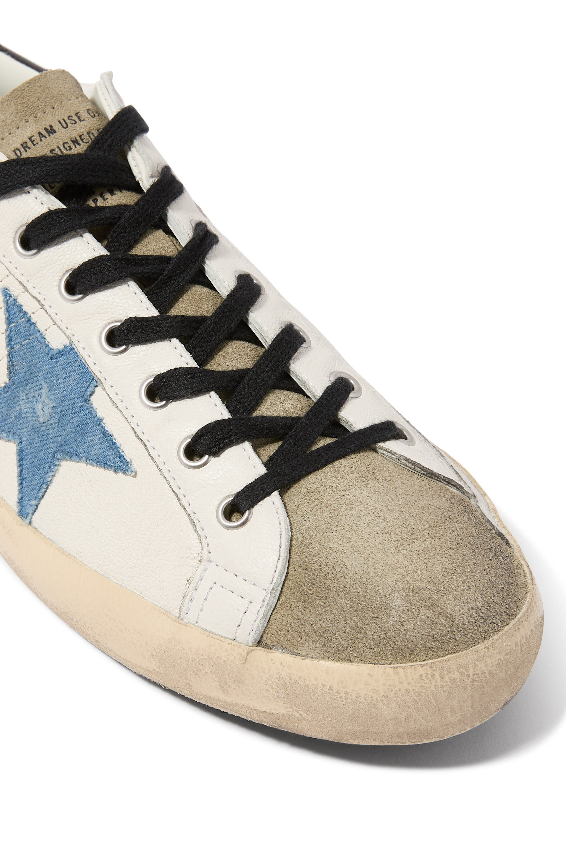 Men&rsquo;s Super-Star Nappa Leather Sneakers