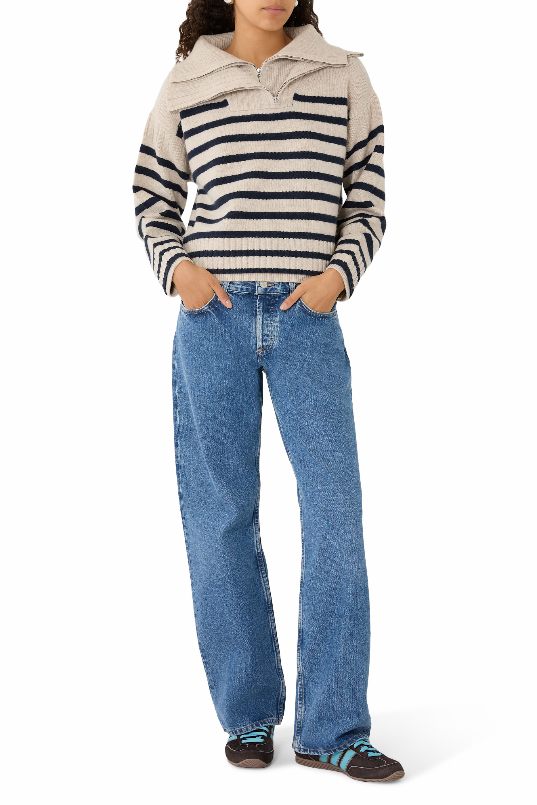 Low Rise Loose Jeans 