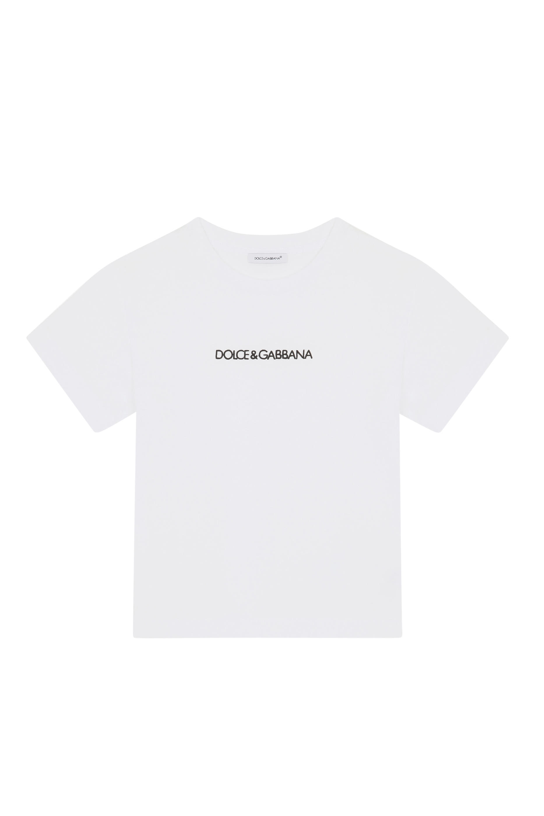 Embroidered Logo Cotton T-Shirt