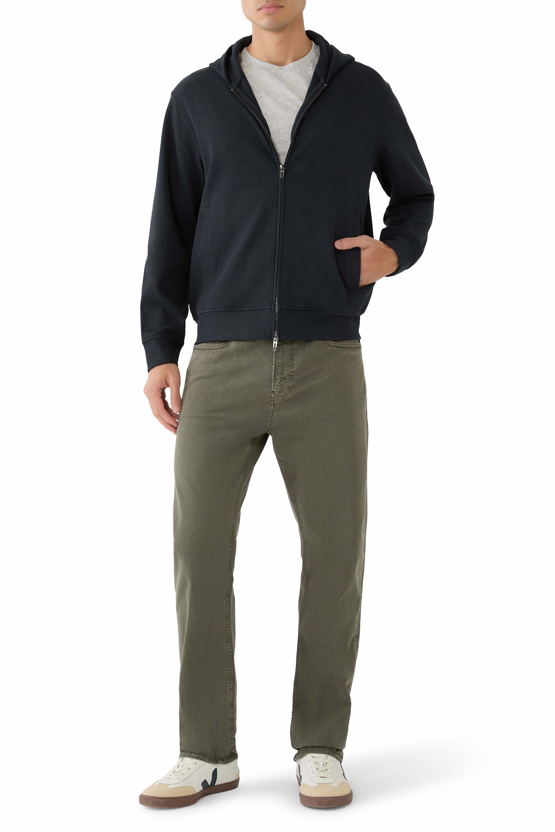 Lyocell & Cotton Interlock Sweatshirt