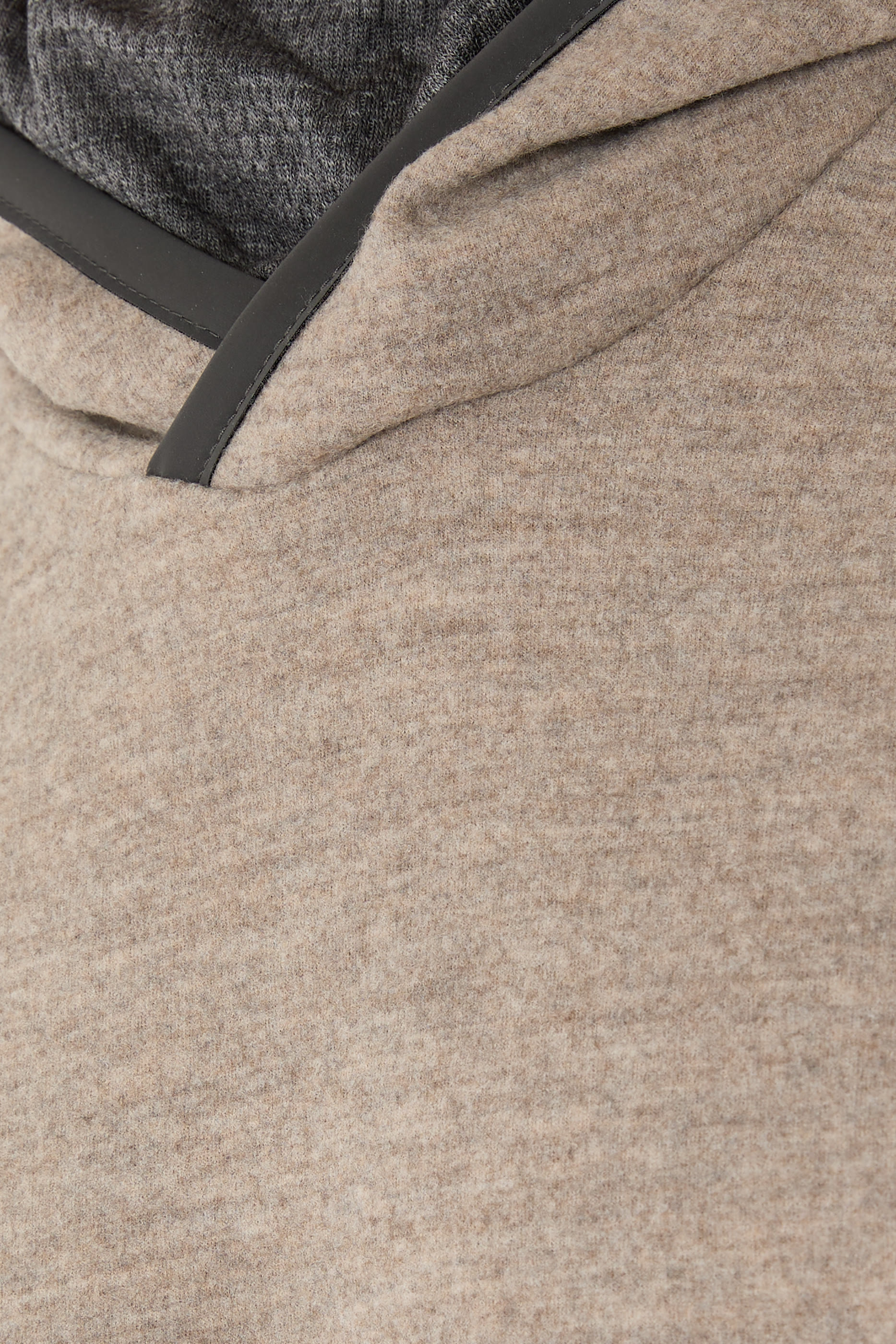 Virgin Wool and Nylon Jersey Hooded Sweatshirt