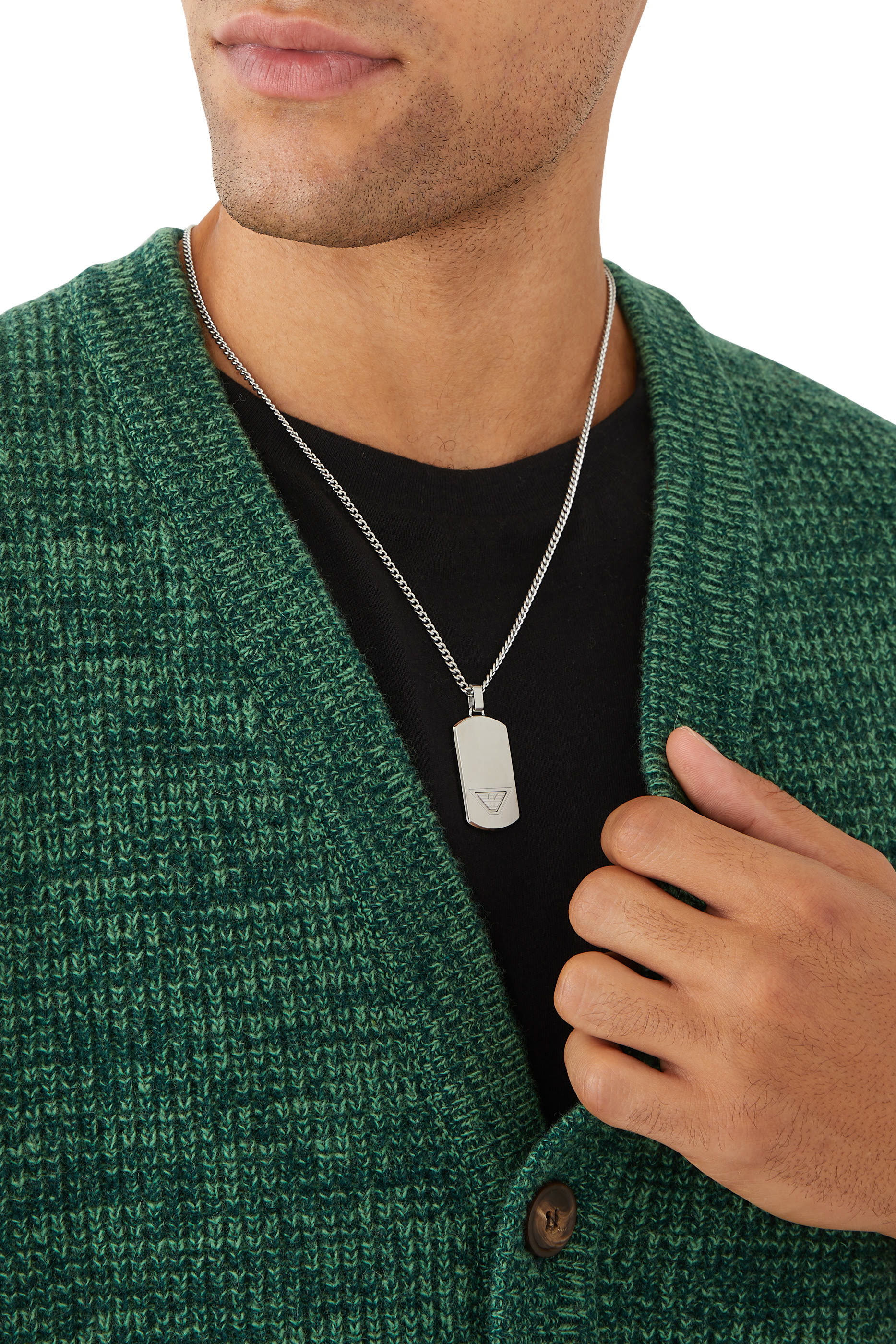 Eagle Dog Tag Necklace