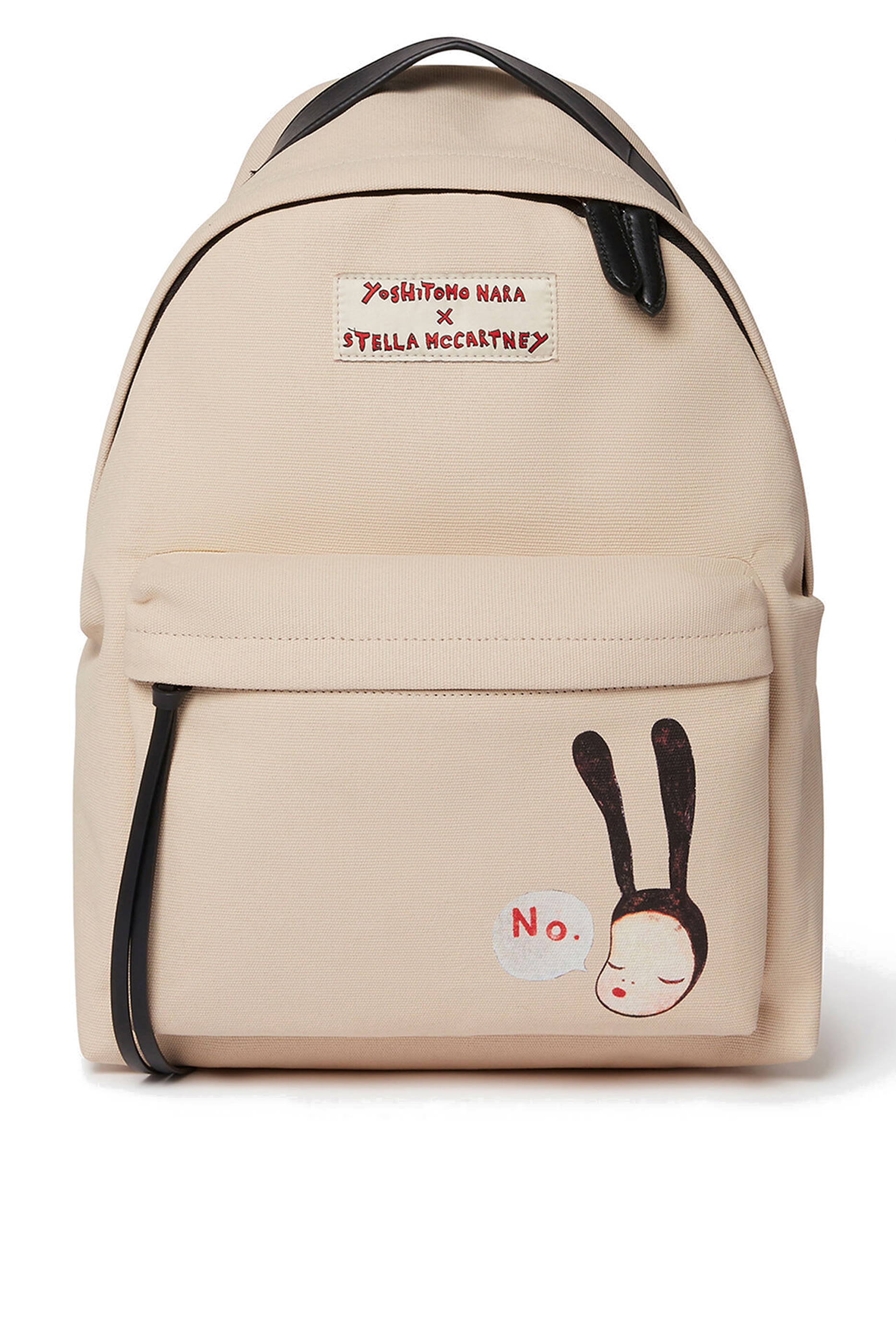 Little Black Bunny Print Backpack