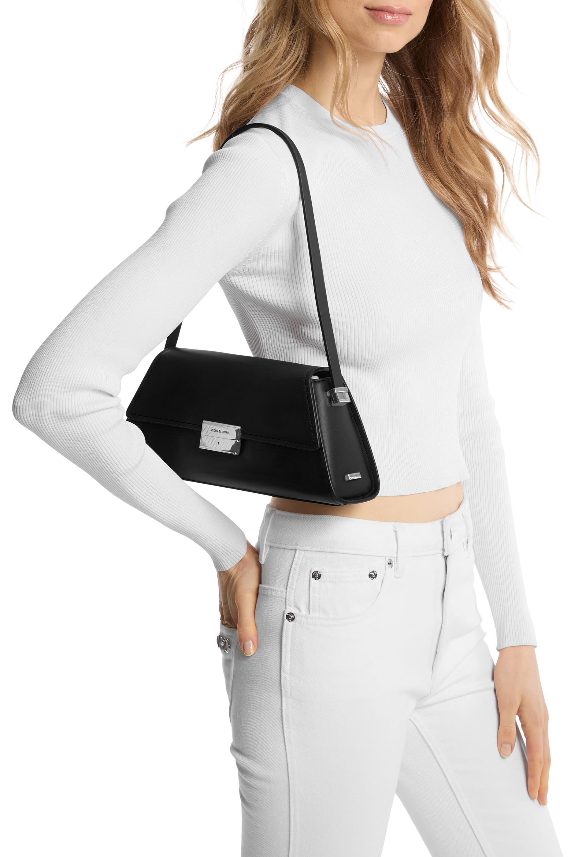 Ludlow Medium Leather Shoulder Bag