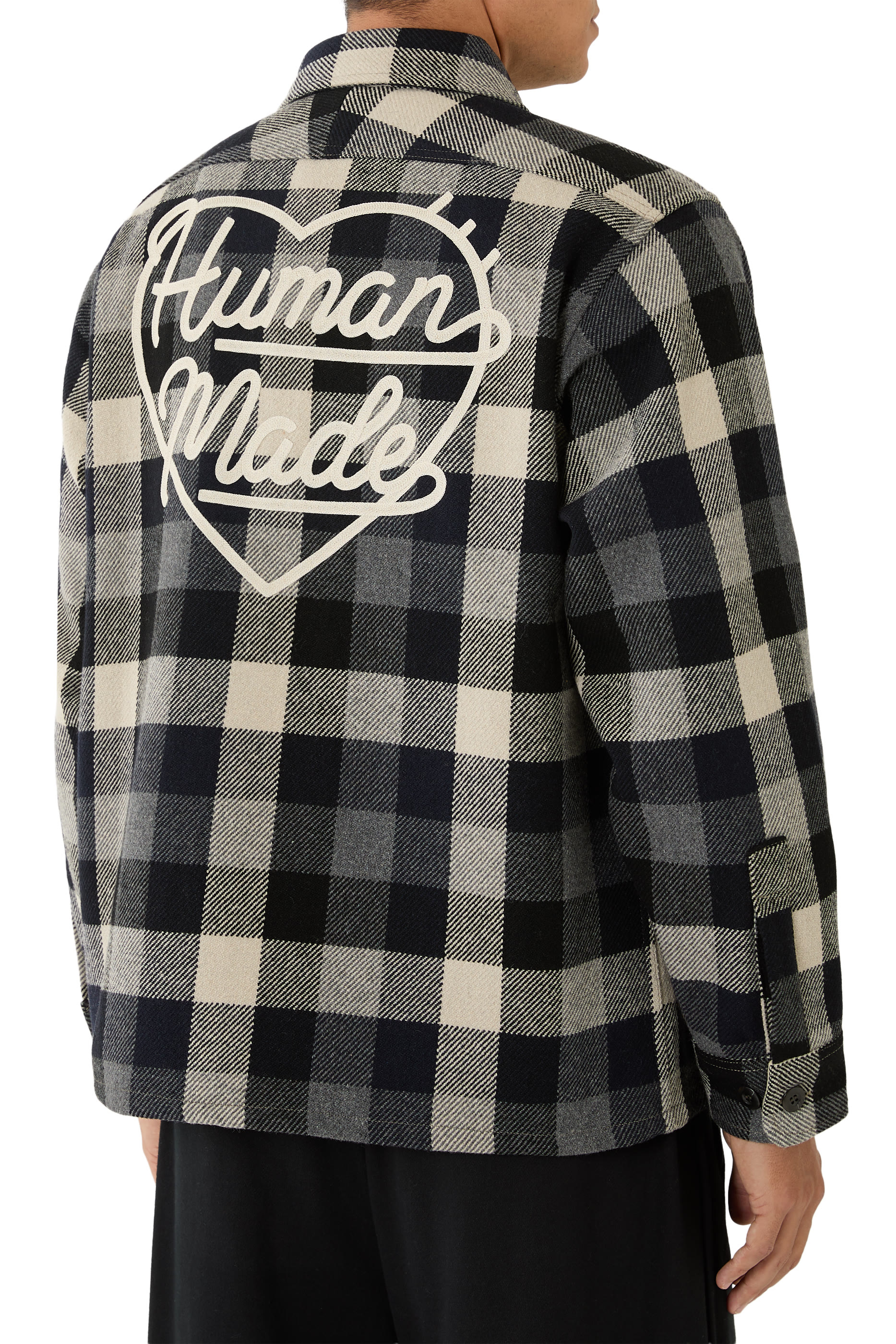 Wool Check Shirt Jacket 