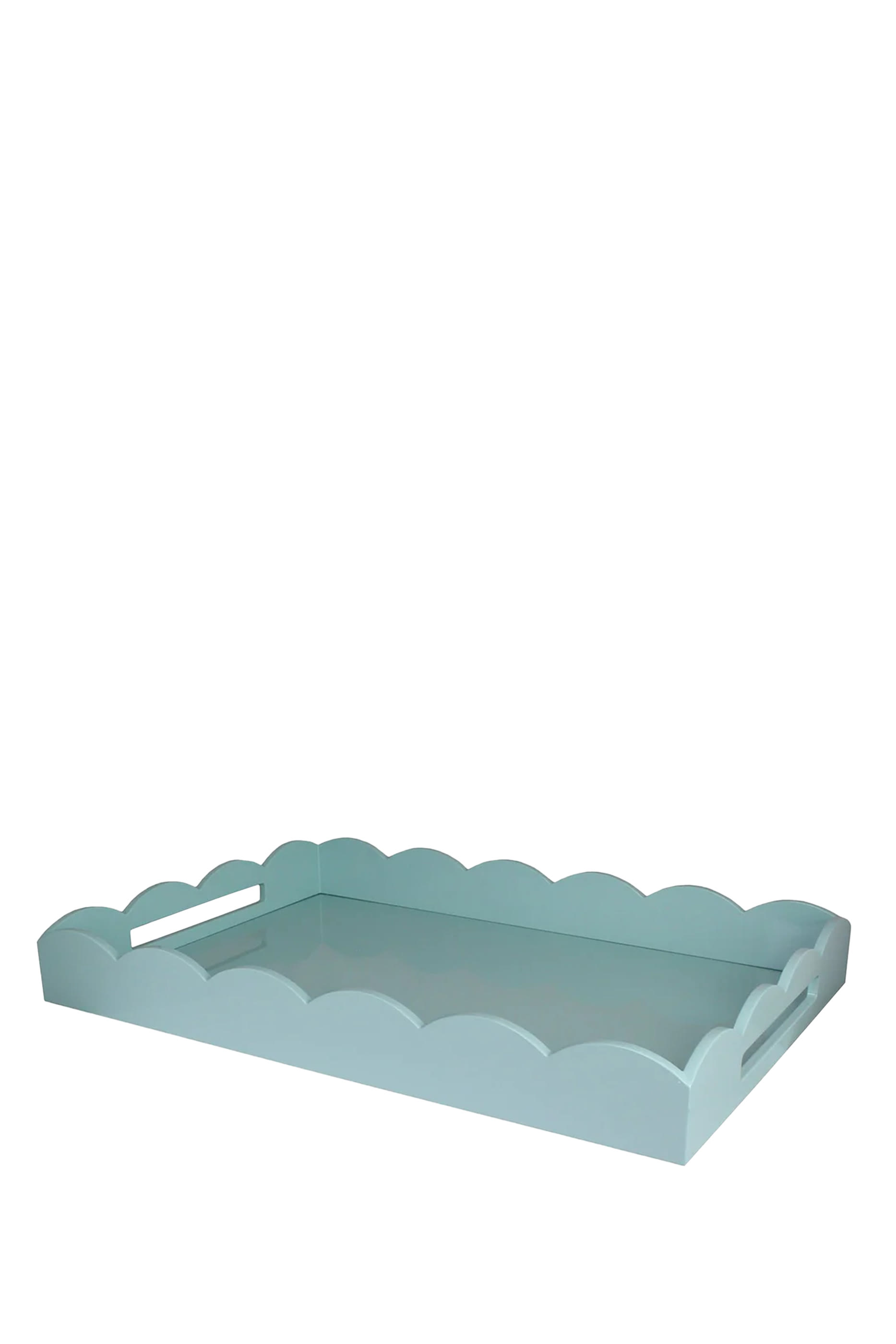 Lacquered Scalloped Tray