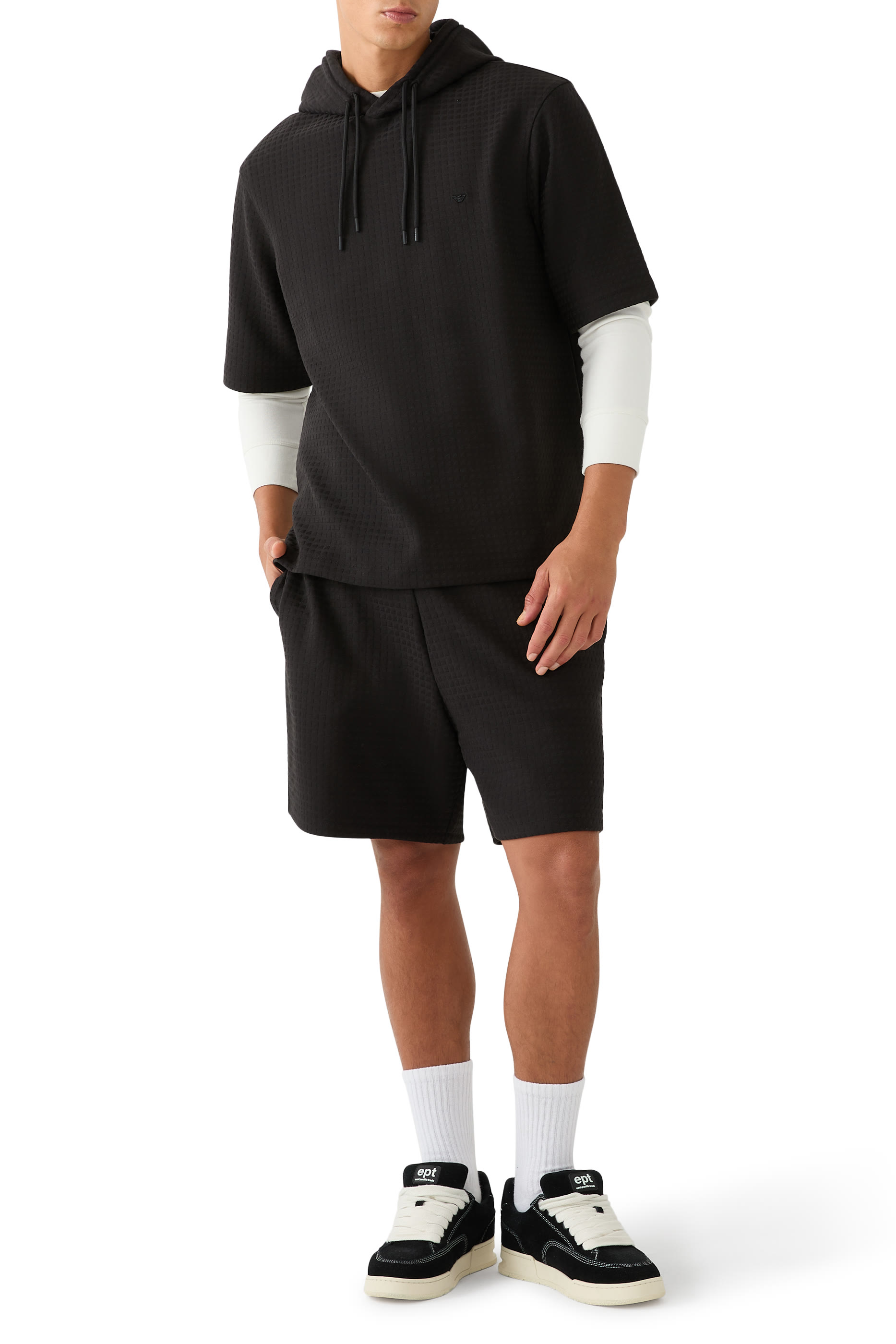 Seersucker Bermuda Shorts