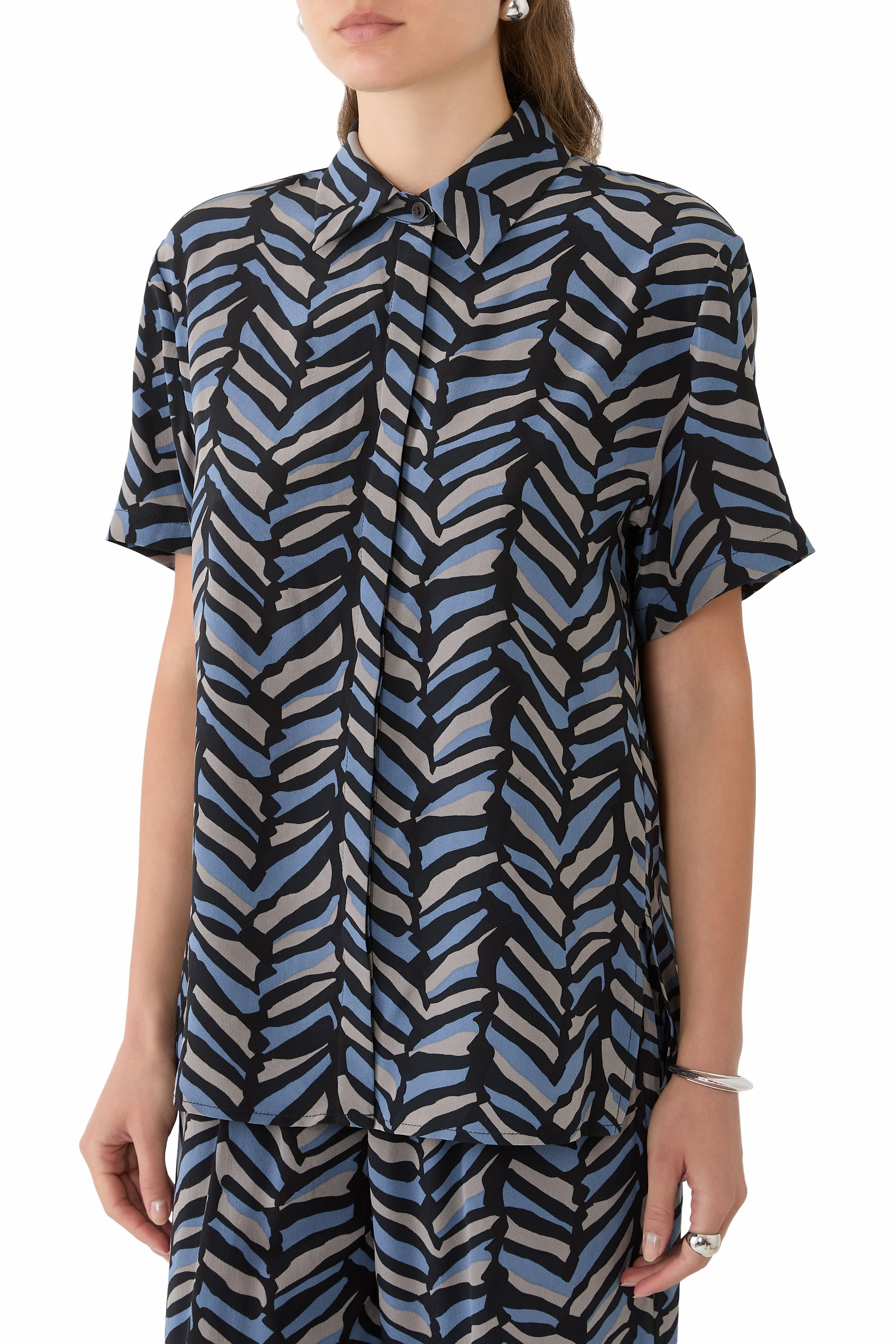 Oversized Short Sleeves Shirt