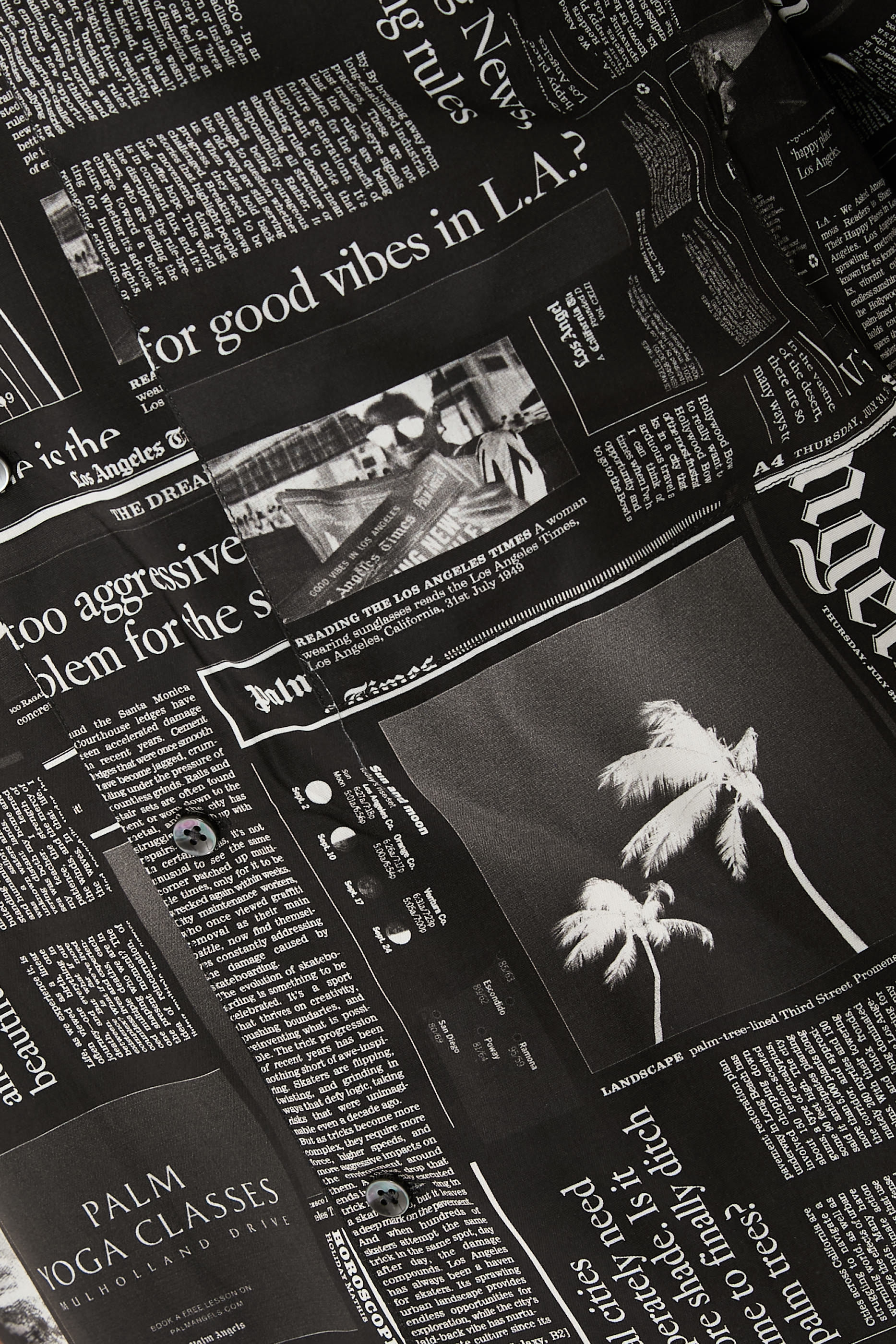 Newspaper-Print Shirt