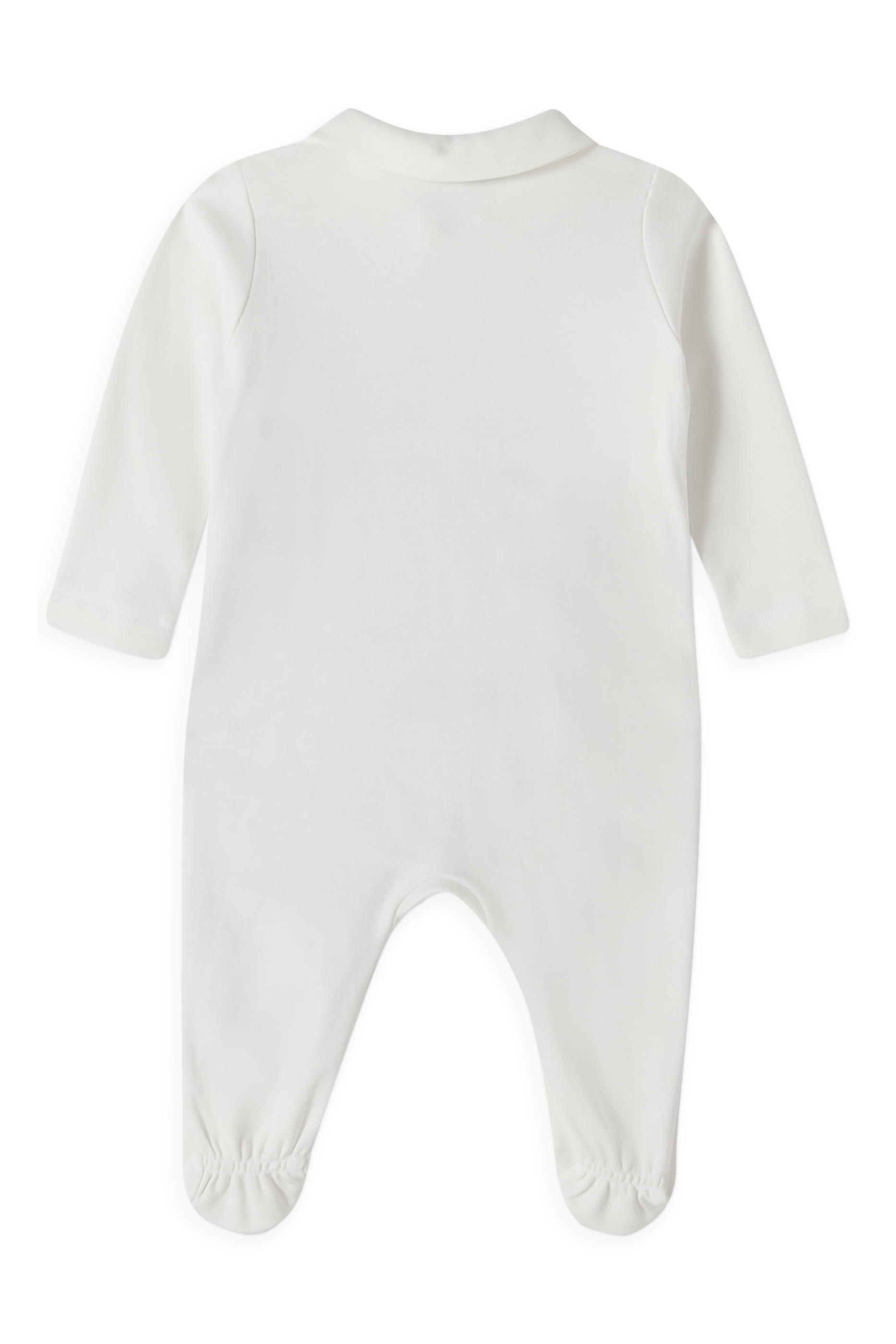 Kids Embroidered Cotton Jumpsuit