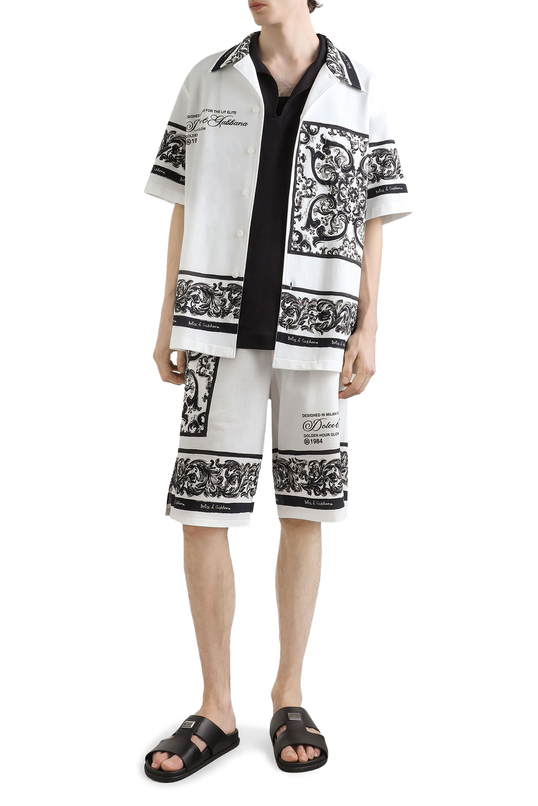 Majolica-Print Shirt