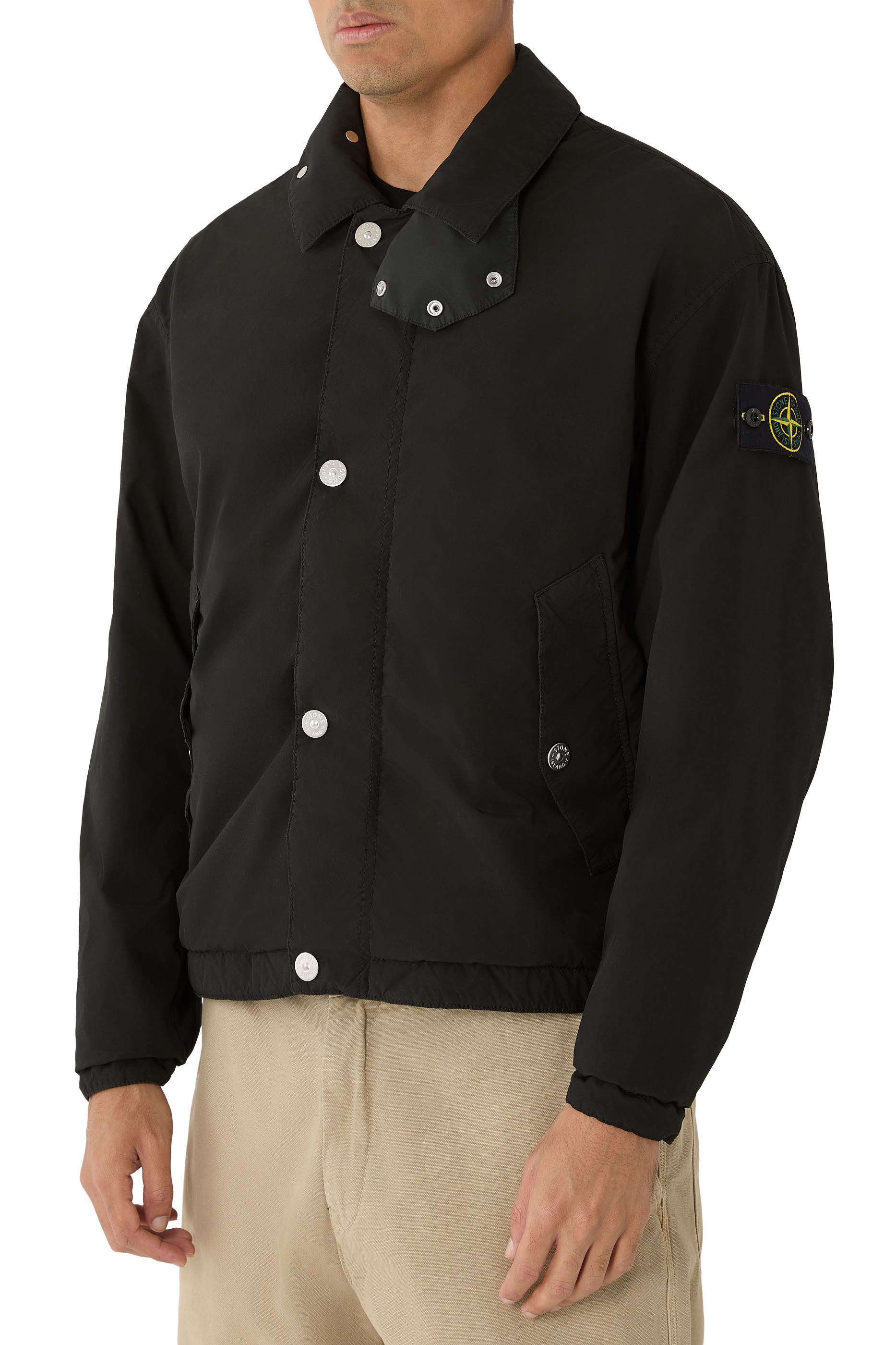 Anti-Drop and Snap Pockets Coach Jacket