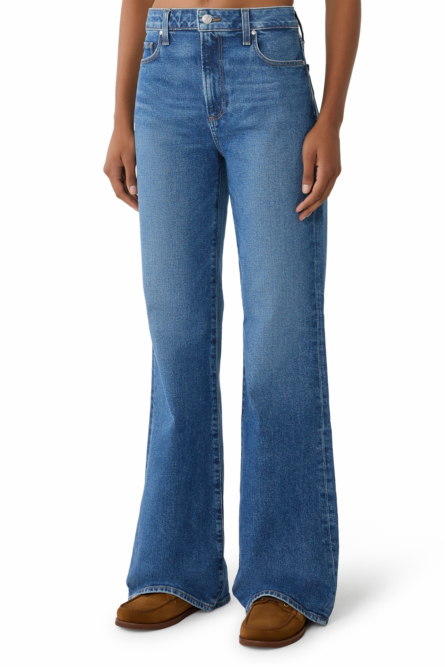  Sofia Flared Denim Jeans