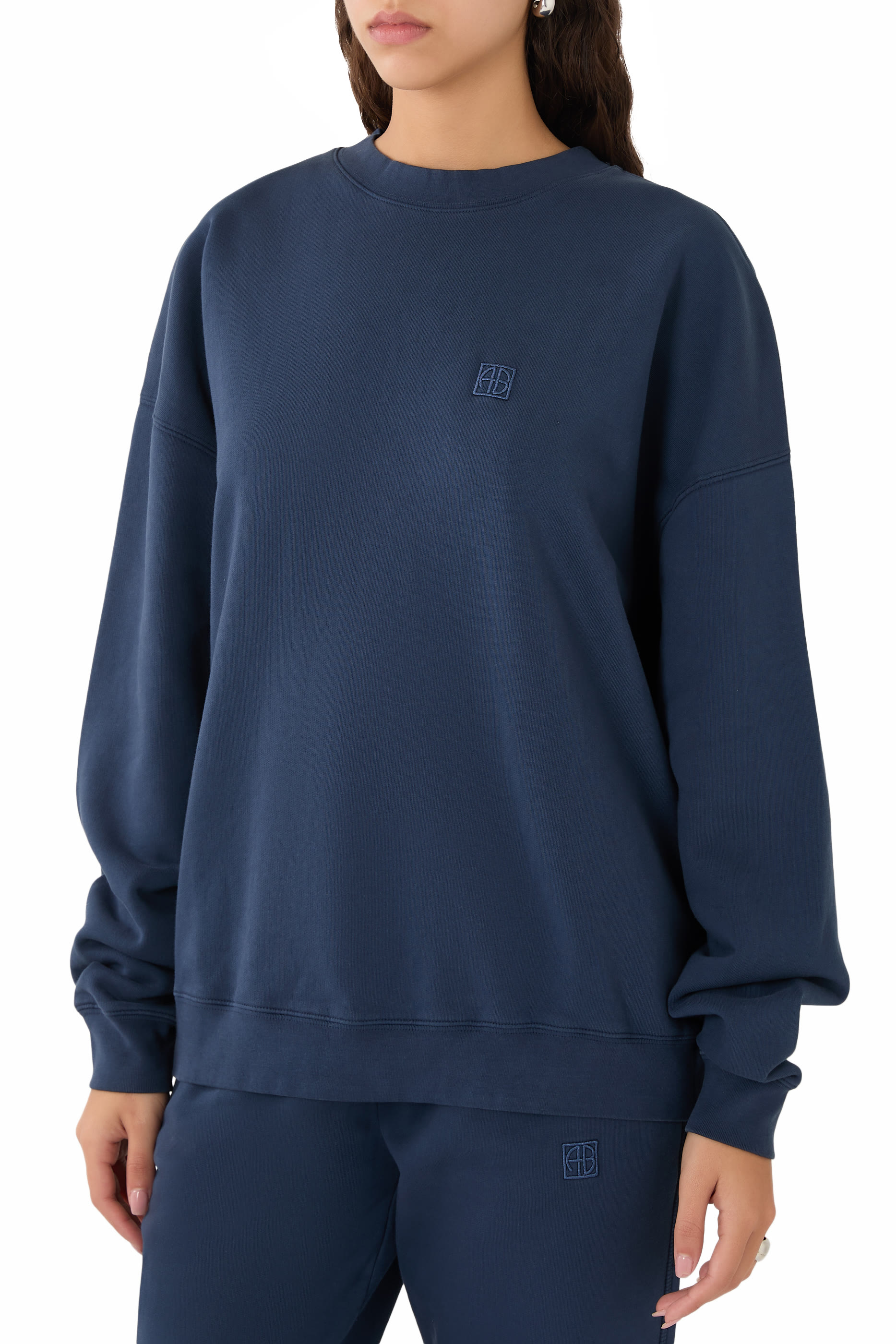 Miles Framed Monogram Sweatshirt 