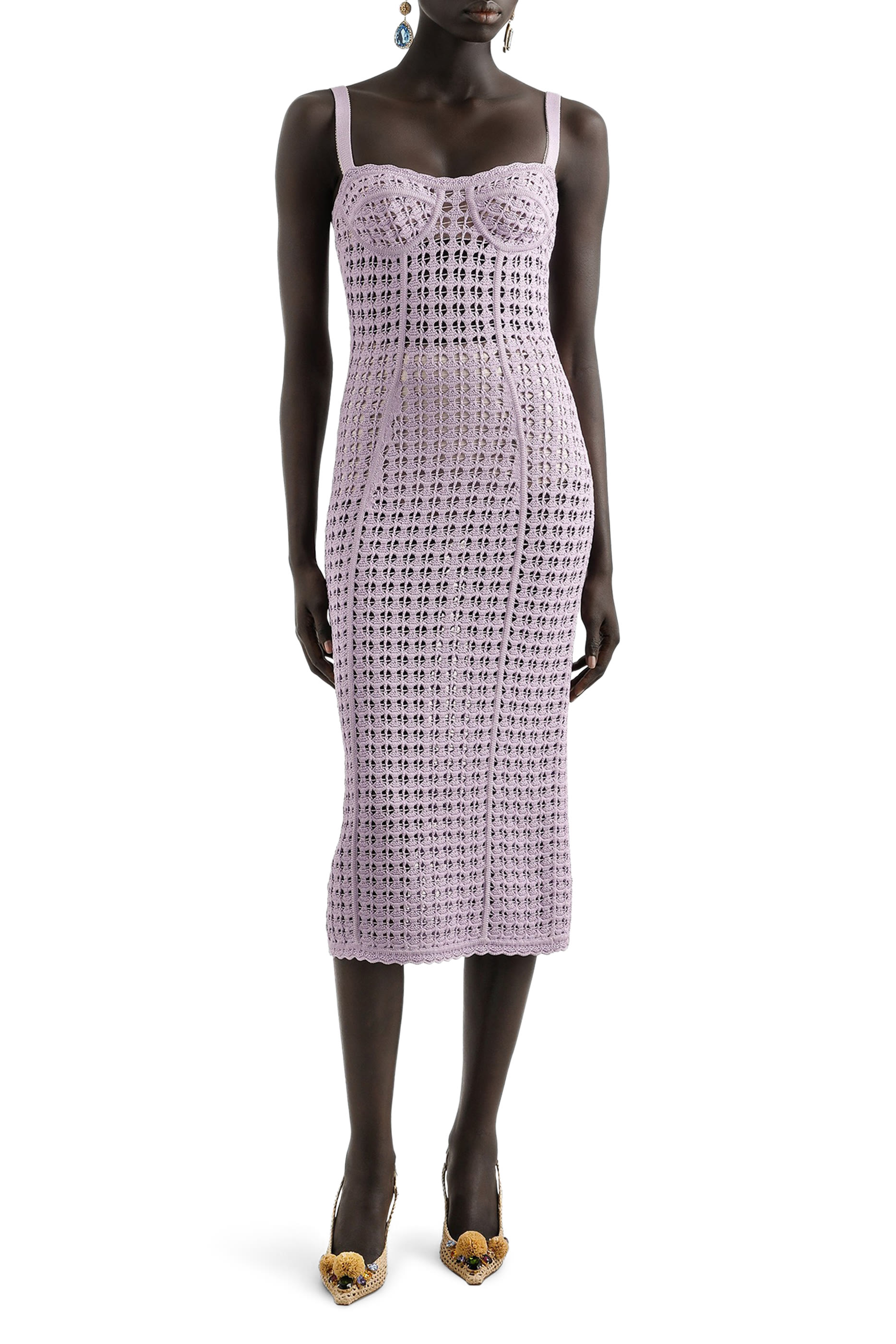 Crochet Bustier Dress