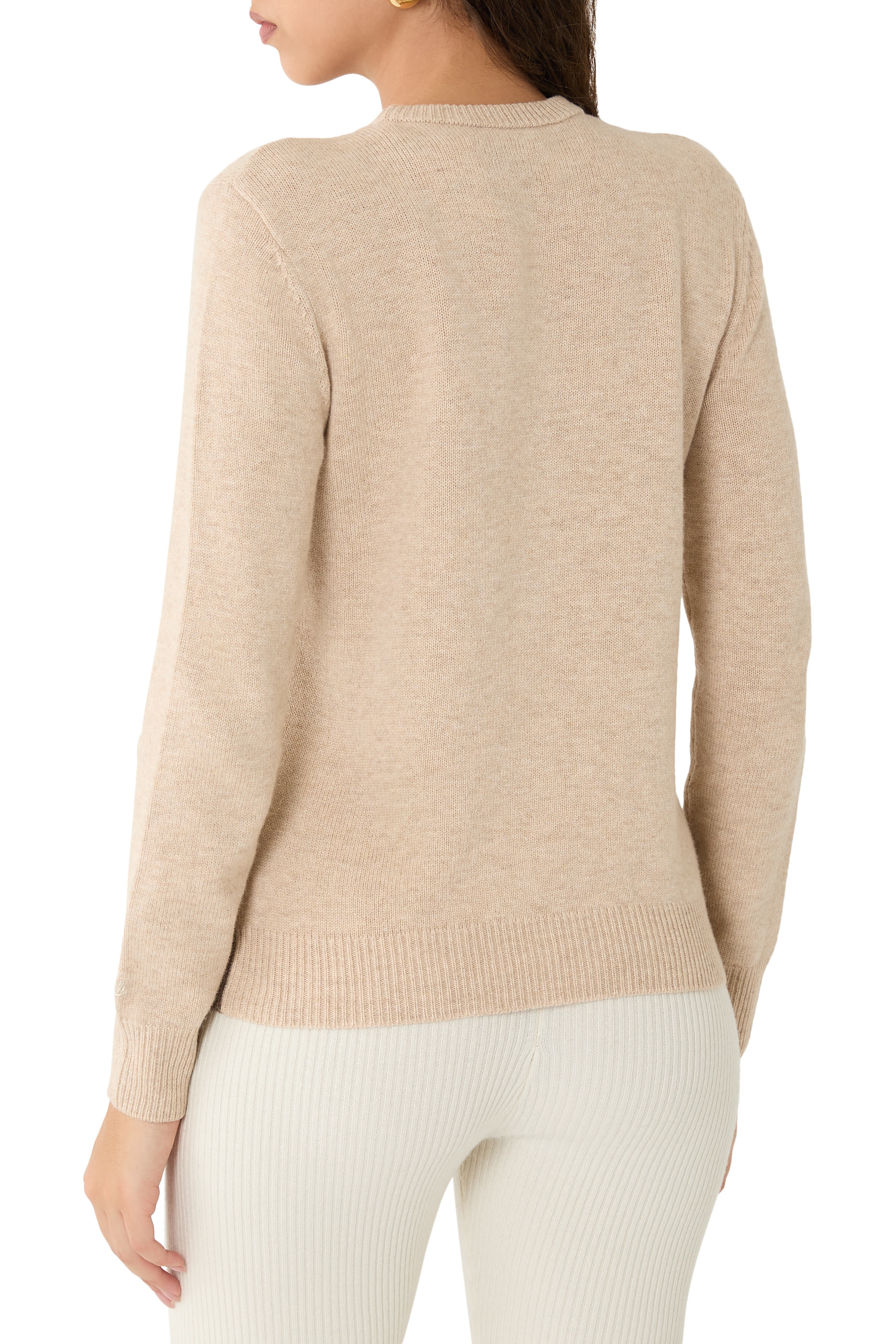 Queen Cashmere-Blend Sweater with Cortina Postcard