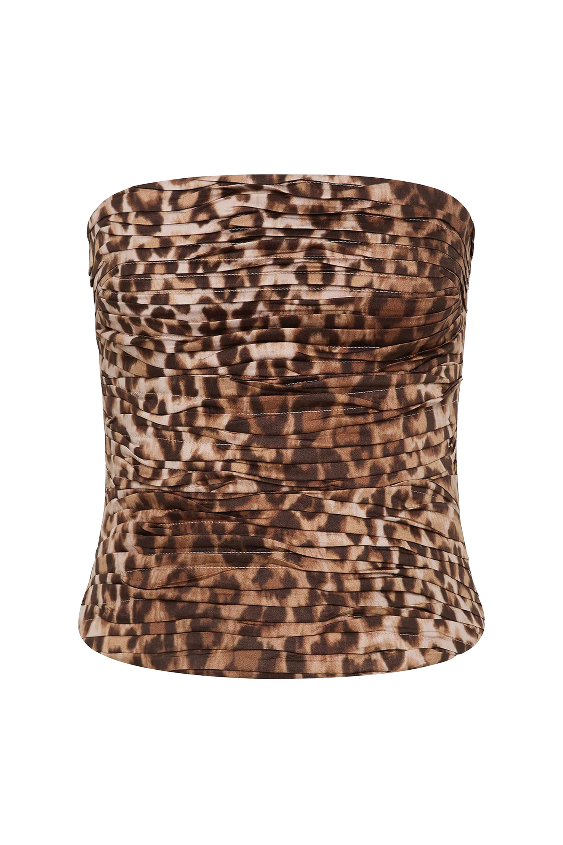 Sunbeam Ruched Bustier Top 