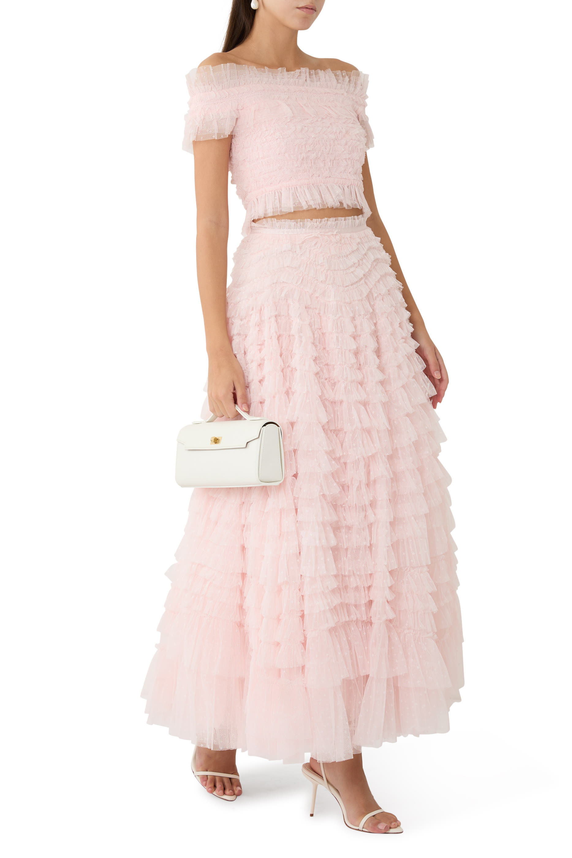 Hattie Ruffle Ankle Skirt