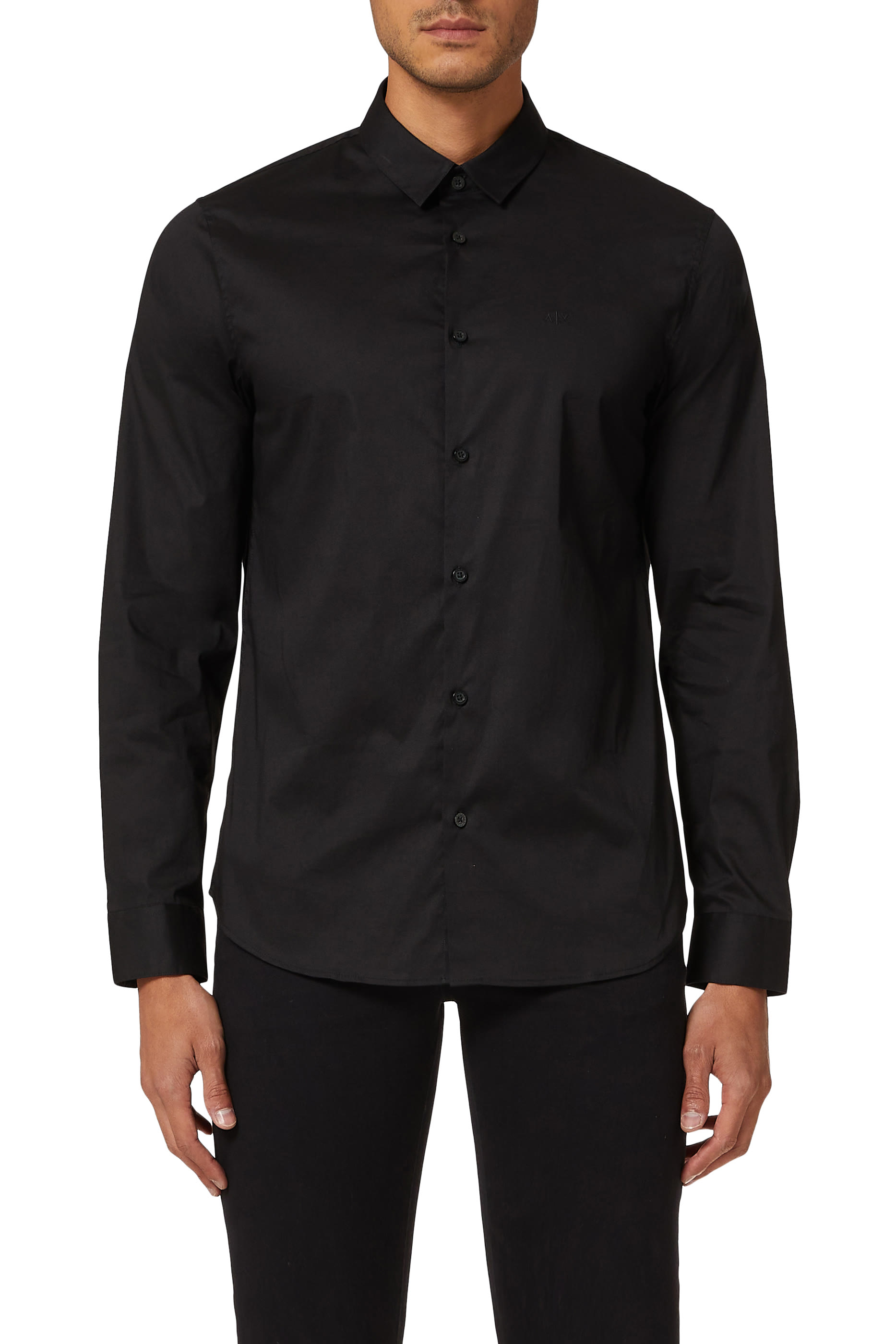 Slim Stretch Cotton Poplin Shirt