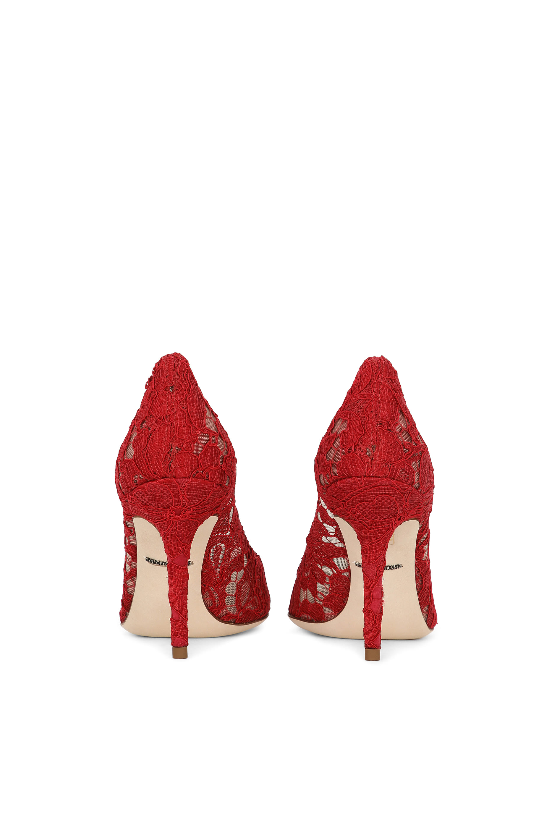 Lace Rainbow 90 Pumps with Brooch Detailing