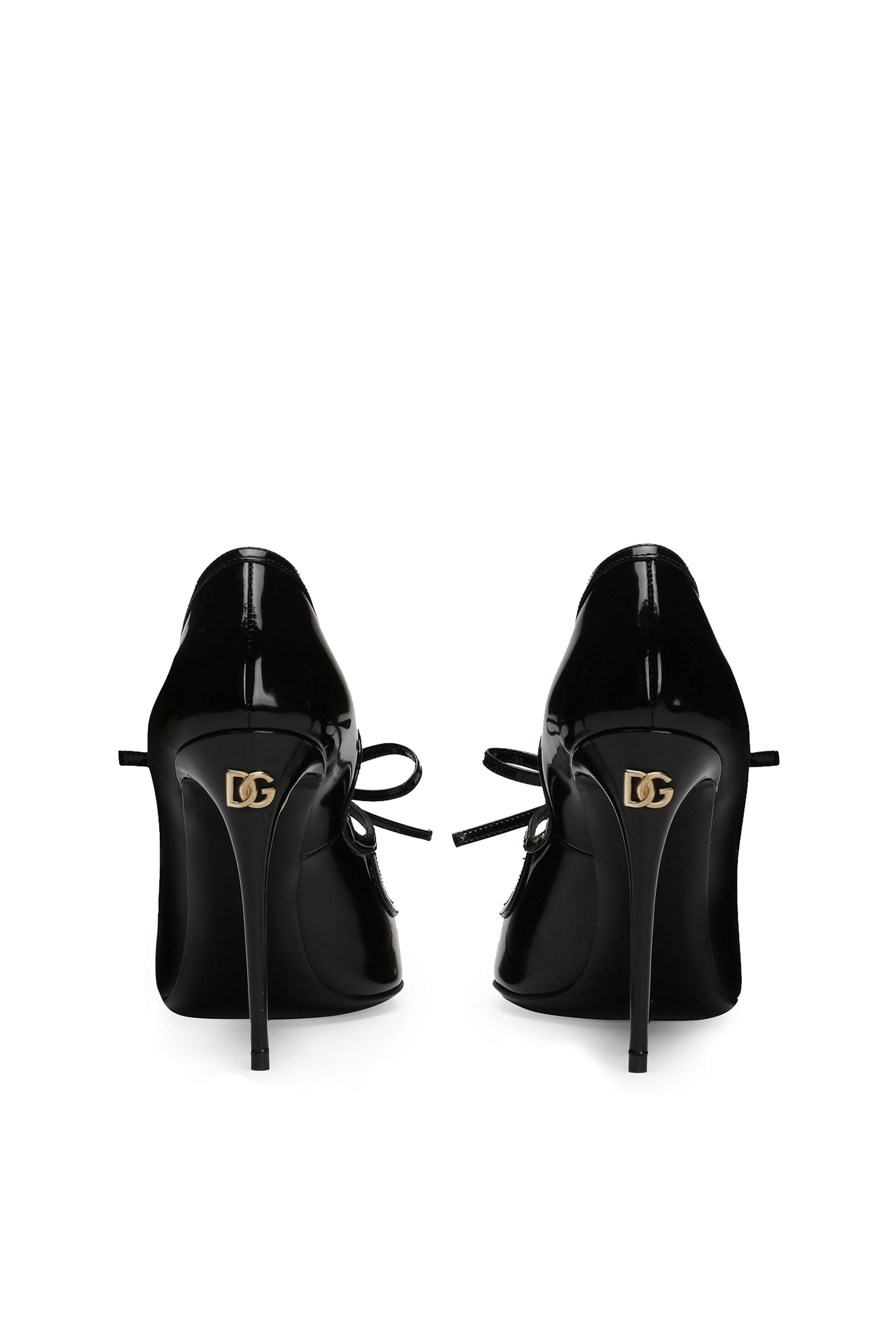 Ribbon-Tie Leather Pumps 105