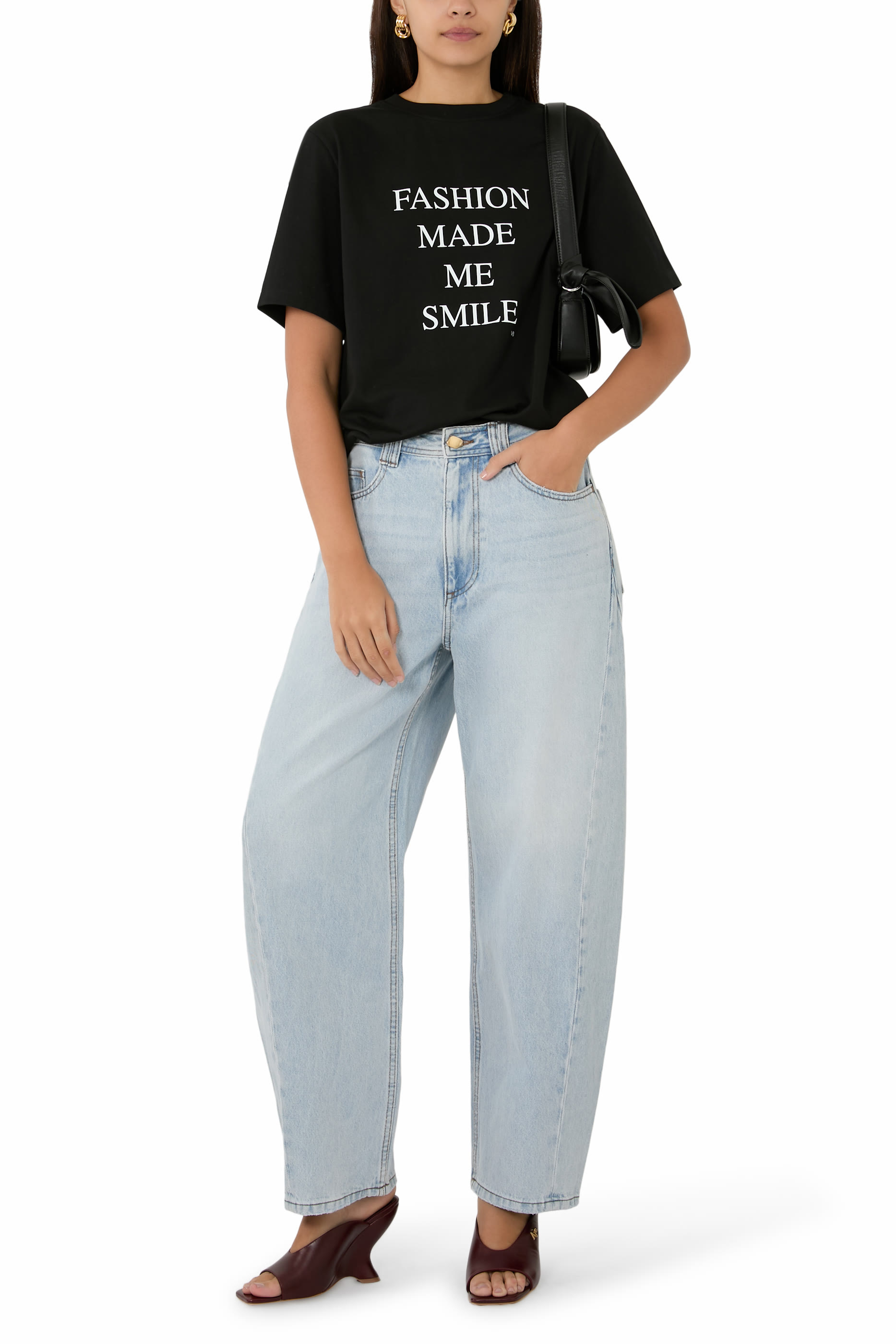 Slogan-Print T-Shirt