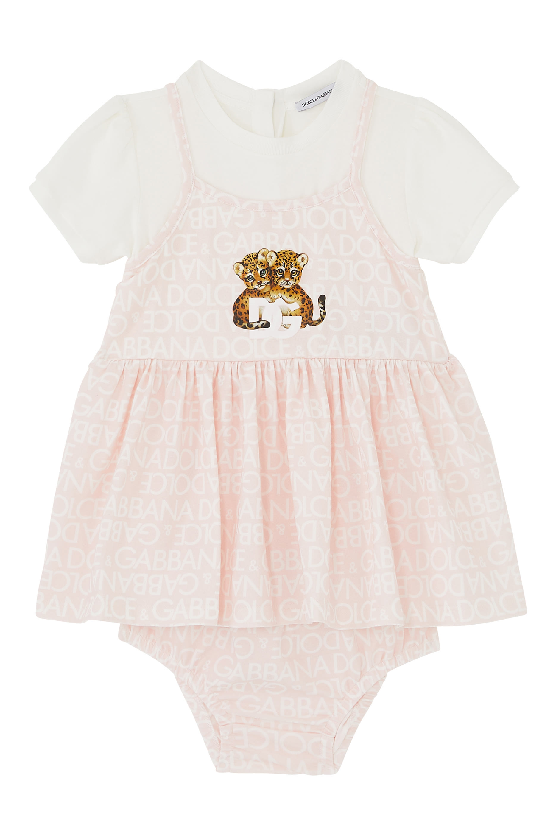 Kids Logo Print T-Shirt Dress