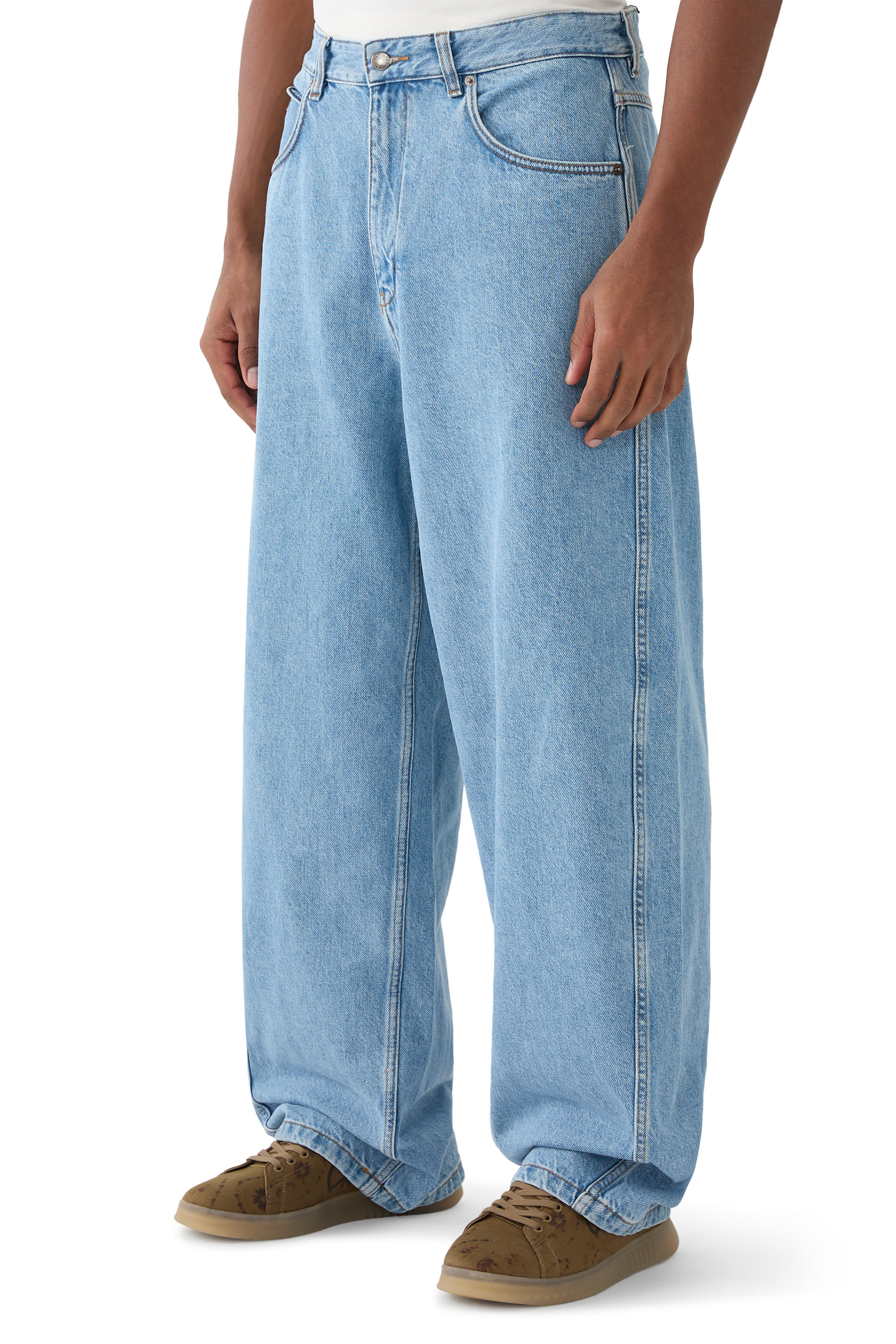 Loose-Fit Denim Jeans