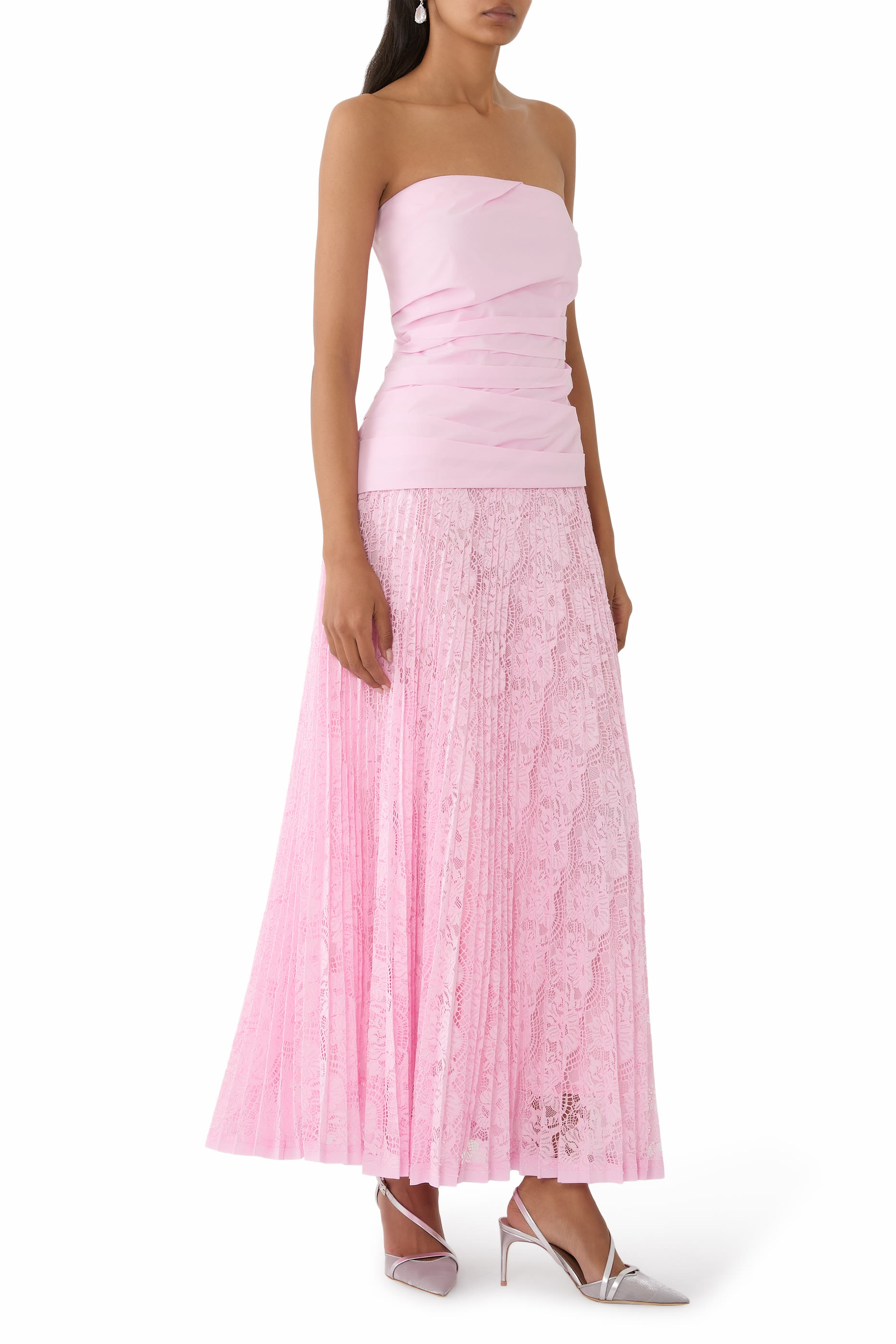 Valeria Leather 70 Slingbacks