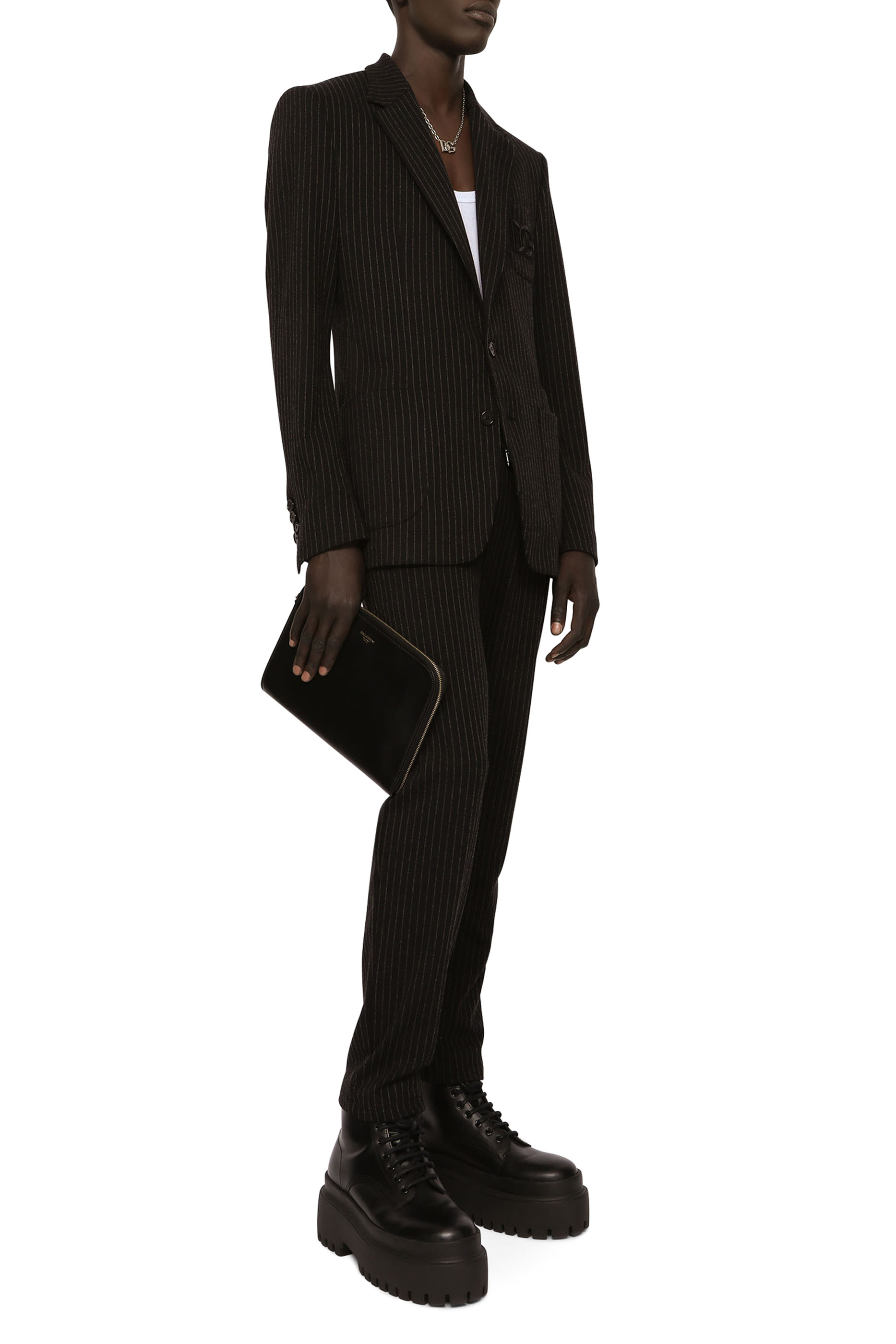 Pinstripe Jersey Jogging Pants