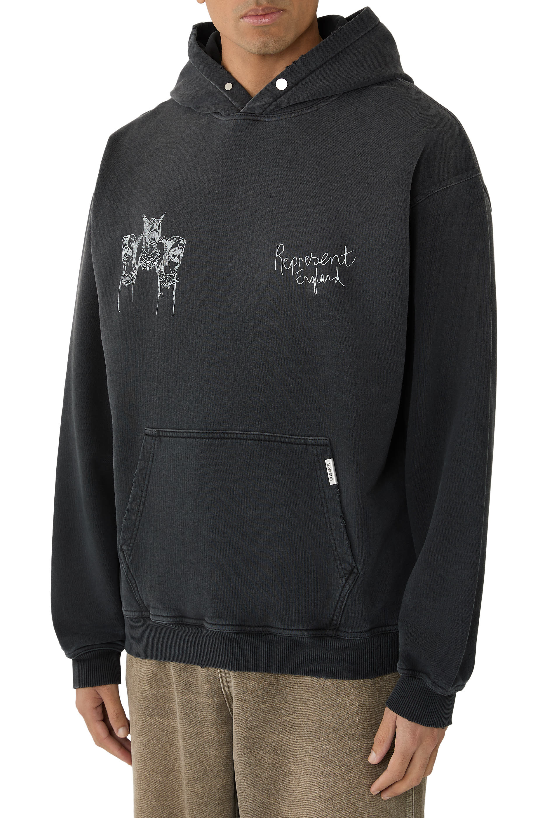 Hand-Drawn Thoroughbred Hoodie