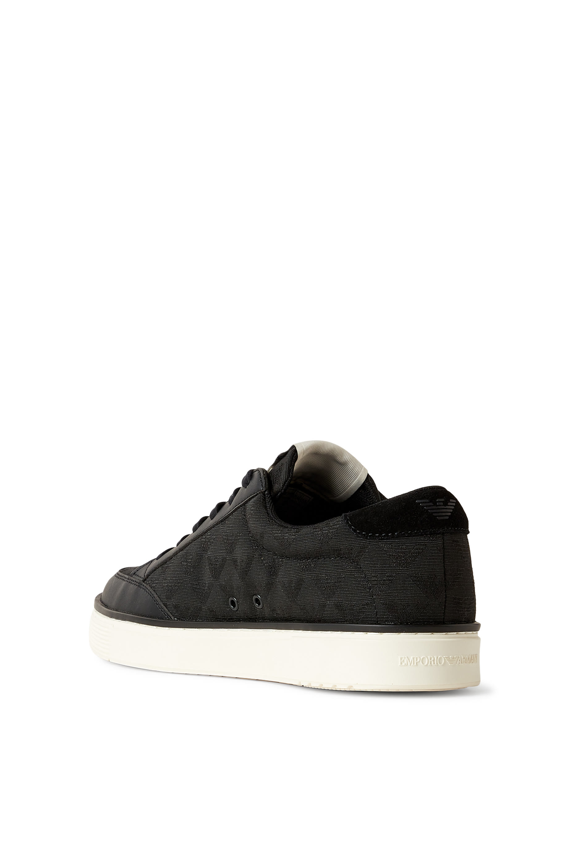Eagle Logo Suede Sneakers