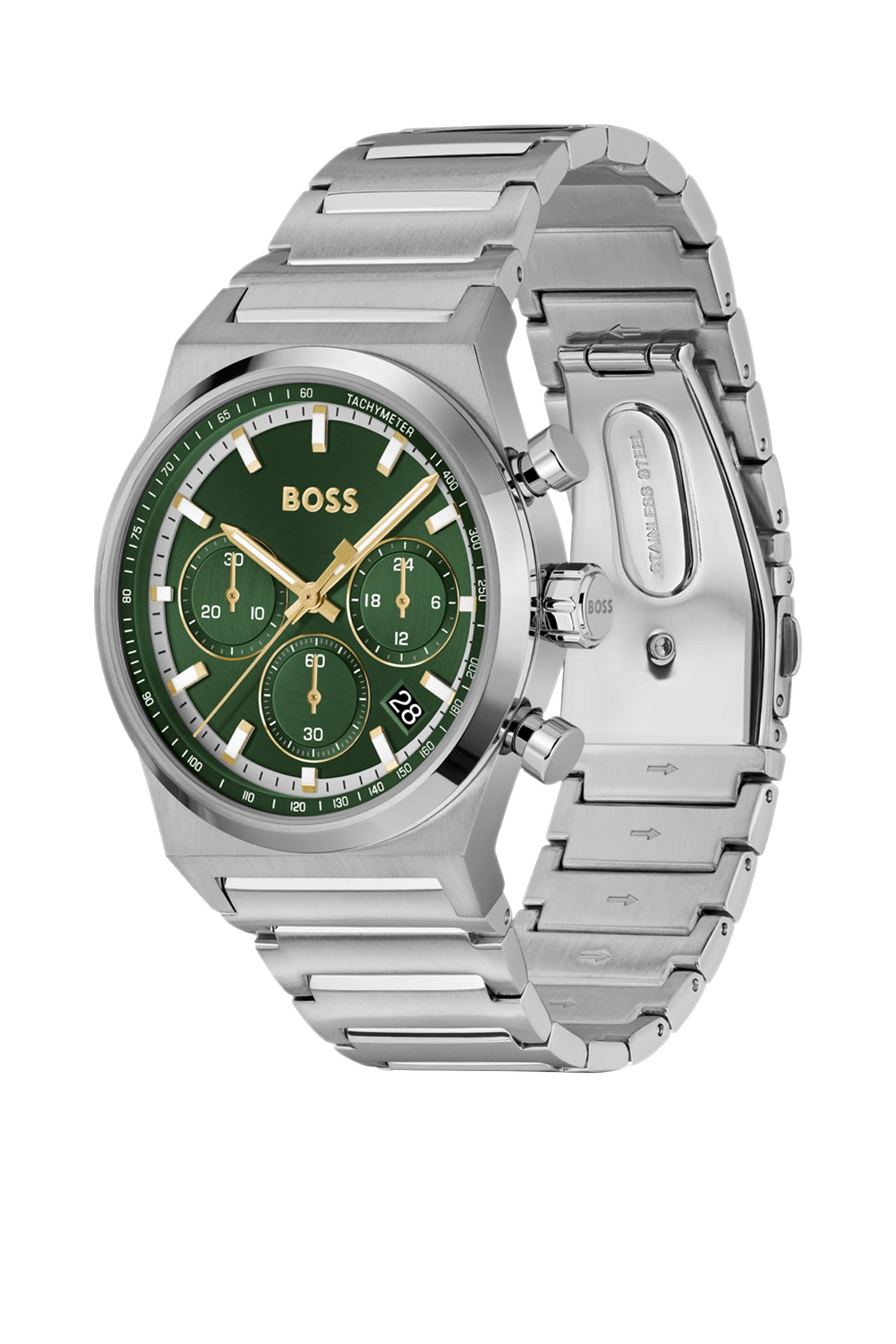 Candor Chrono Green Dial Chronograph Watch