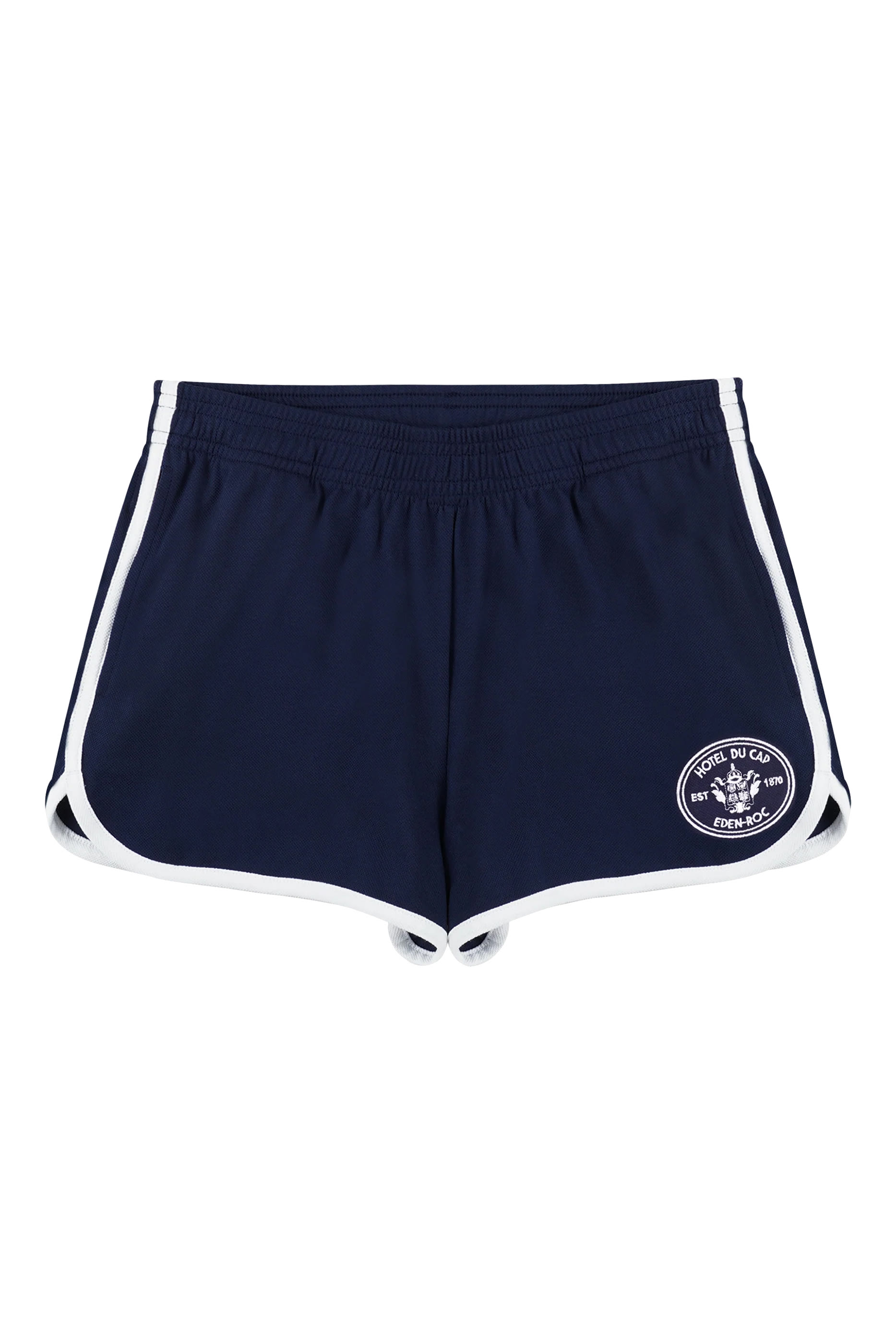 Eden Crest Embroidered Pique Shorts