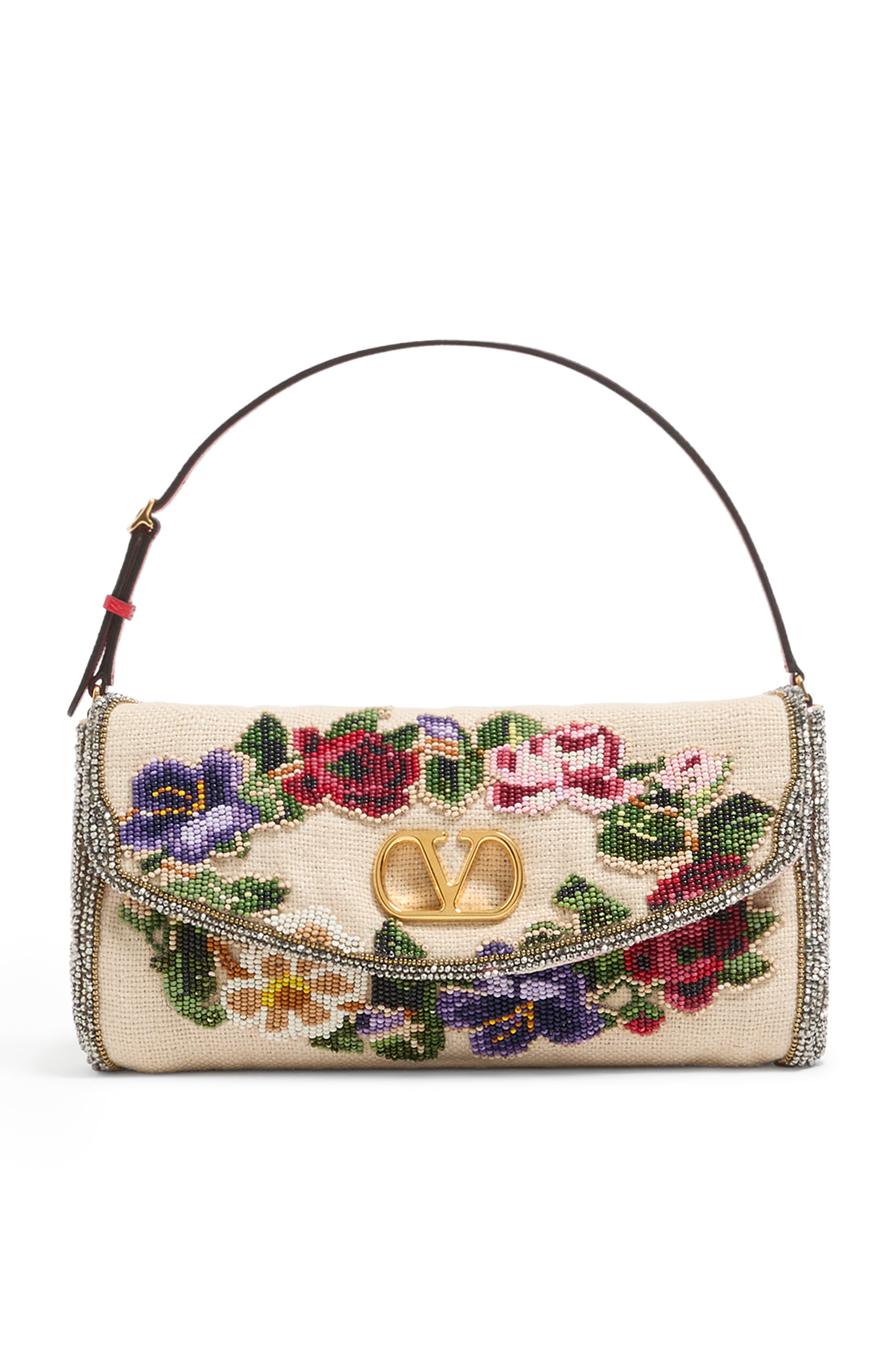 DeVain Embroidered Shoulder Bag 
