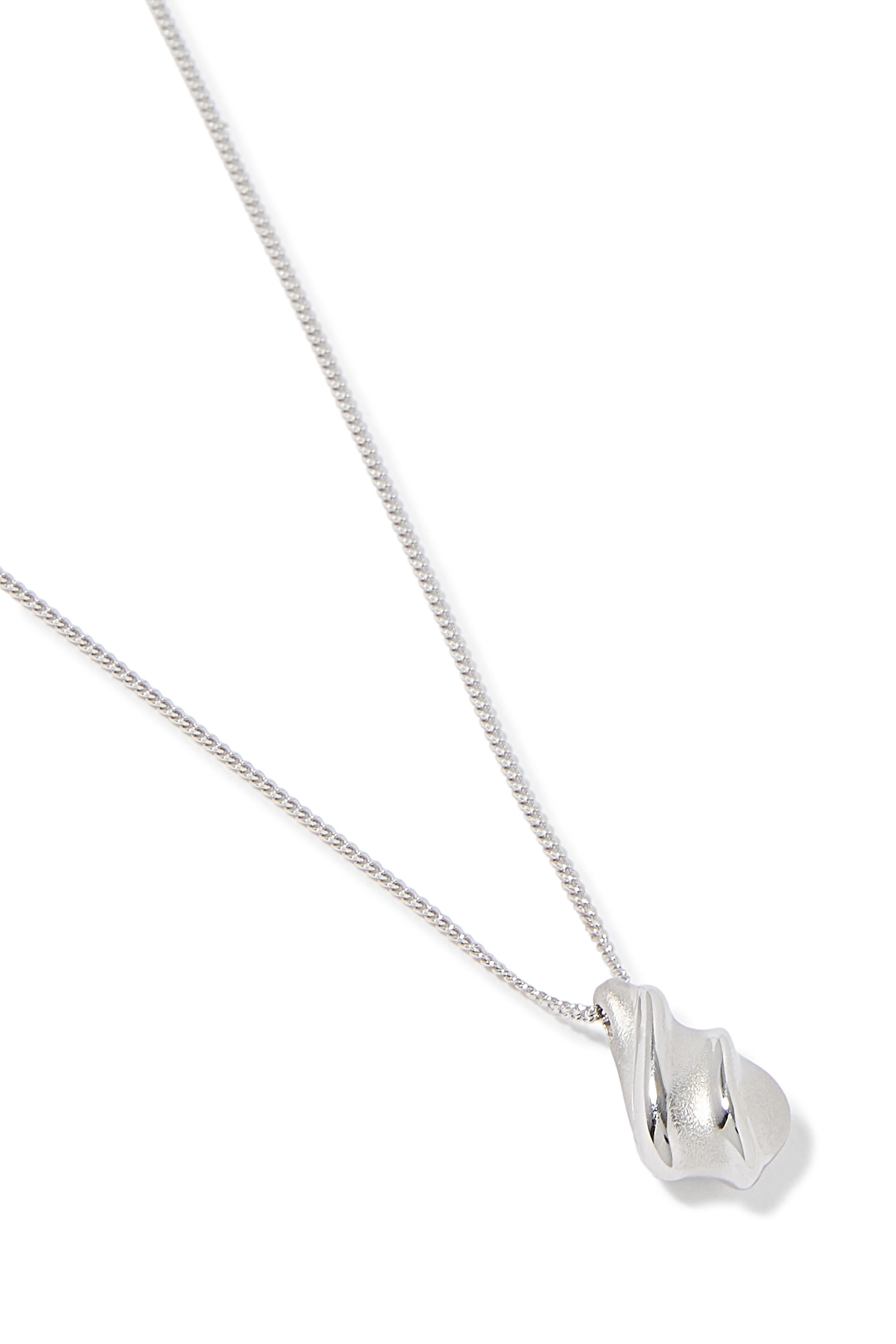 Savi Ridge Droplet Pendant Necklace