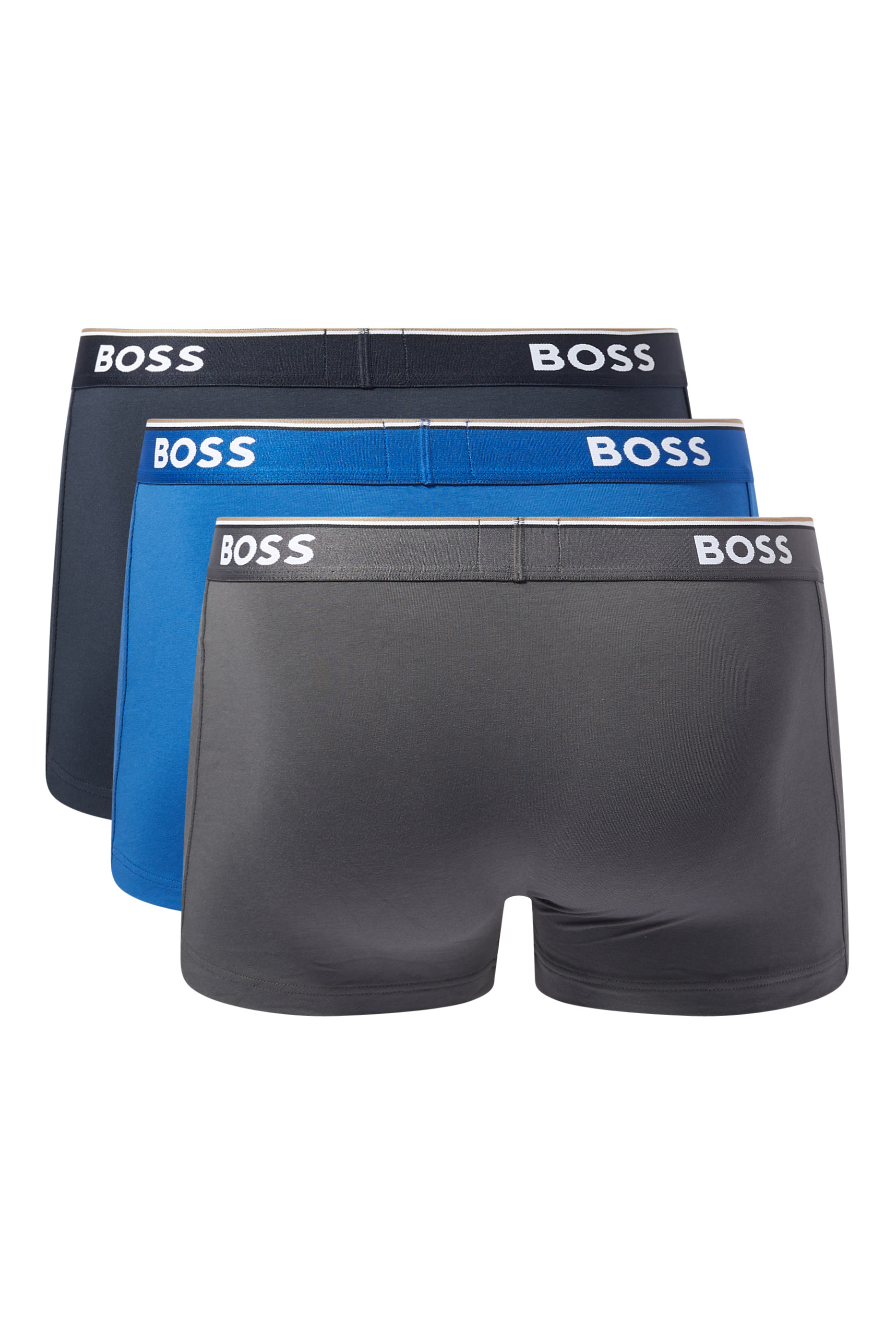 Logo Cotton Trunks, Set of 3