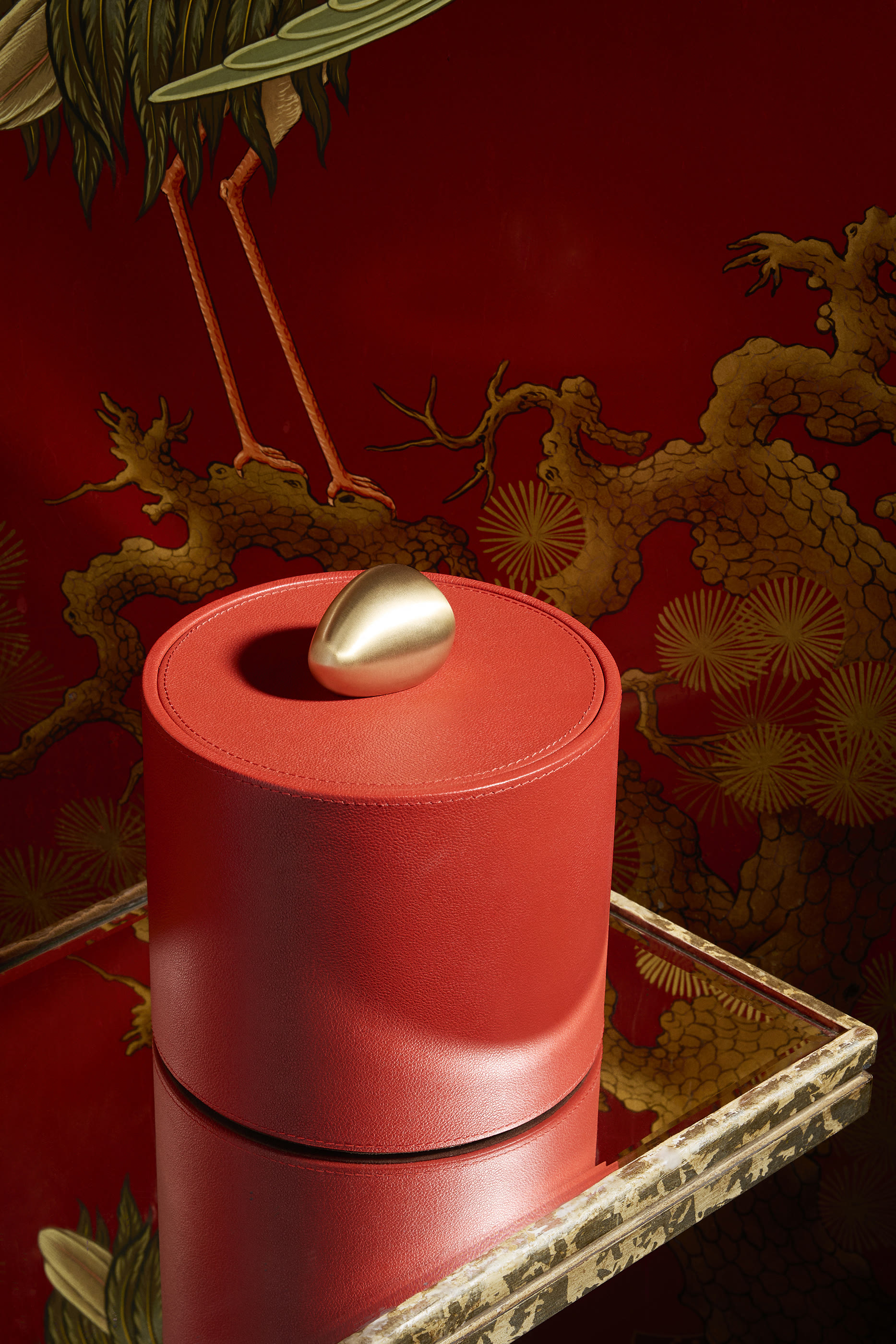 Tall Pebble Trinket Box 