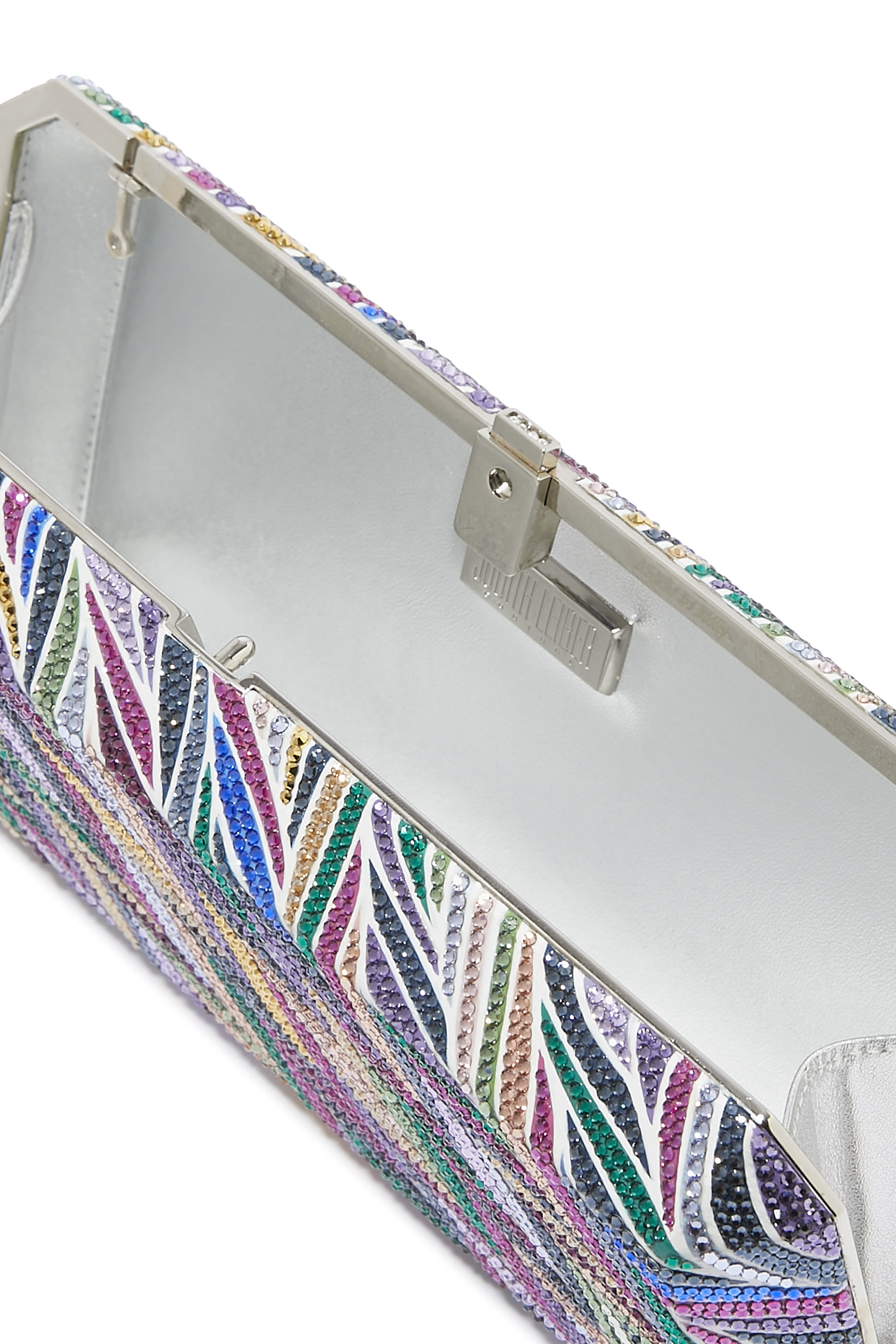 Slim Rectangle Beach Mural Clutch Bag