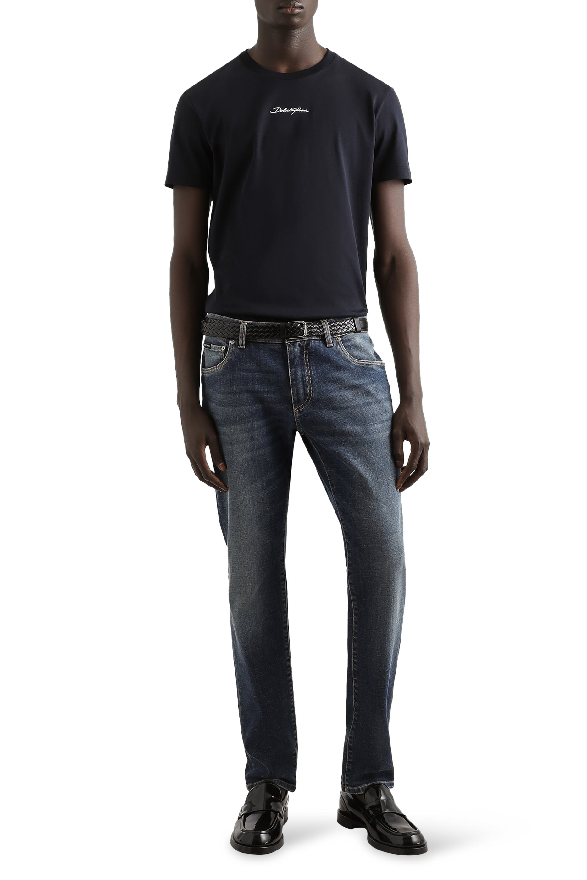 Cotton T-shirt With Embroidered Patch