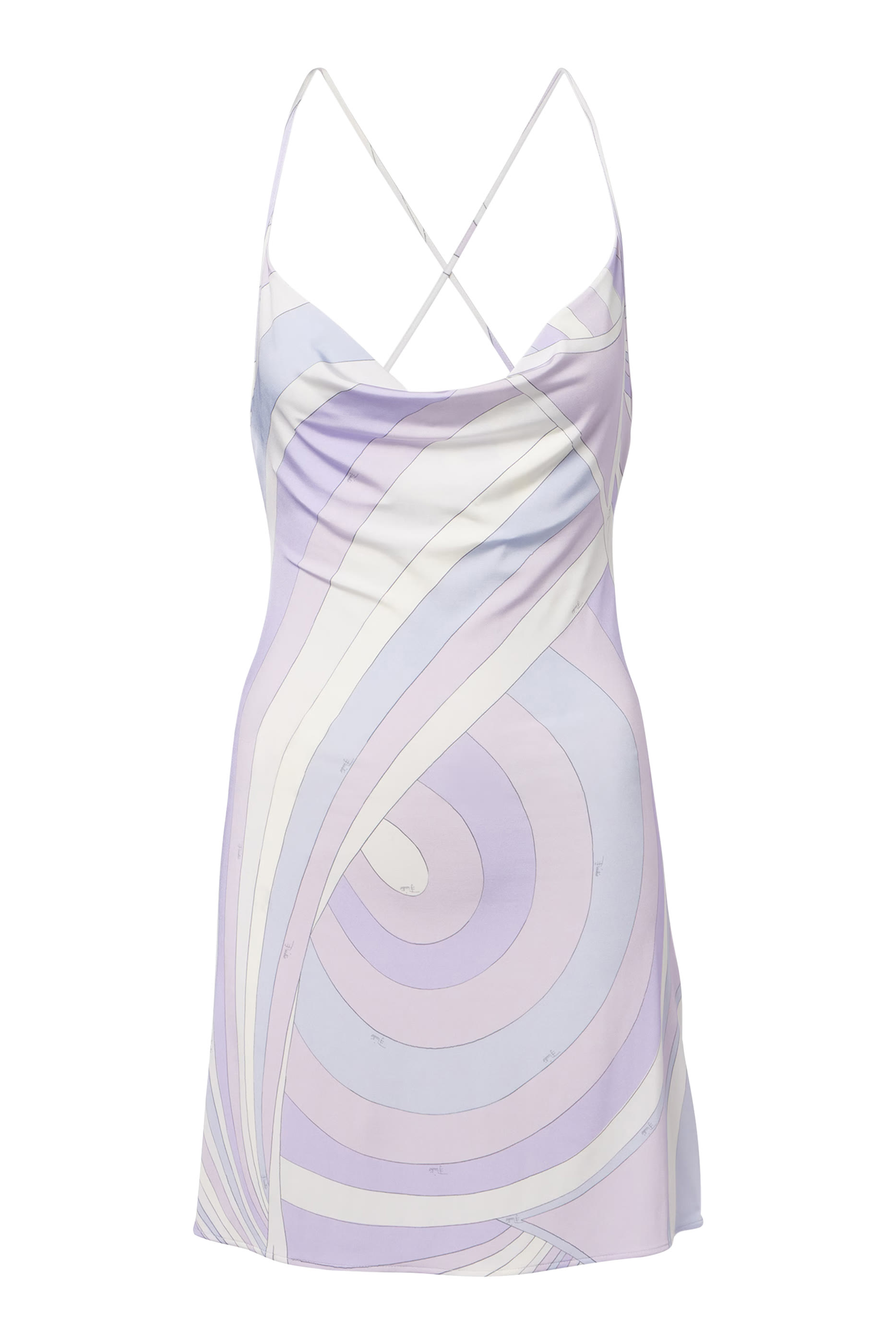 Iride Print Short Jersey Dress