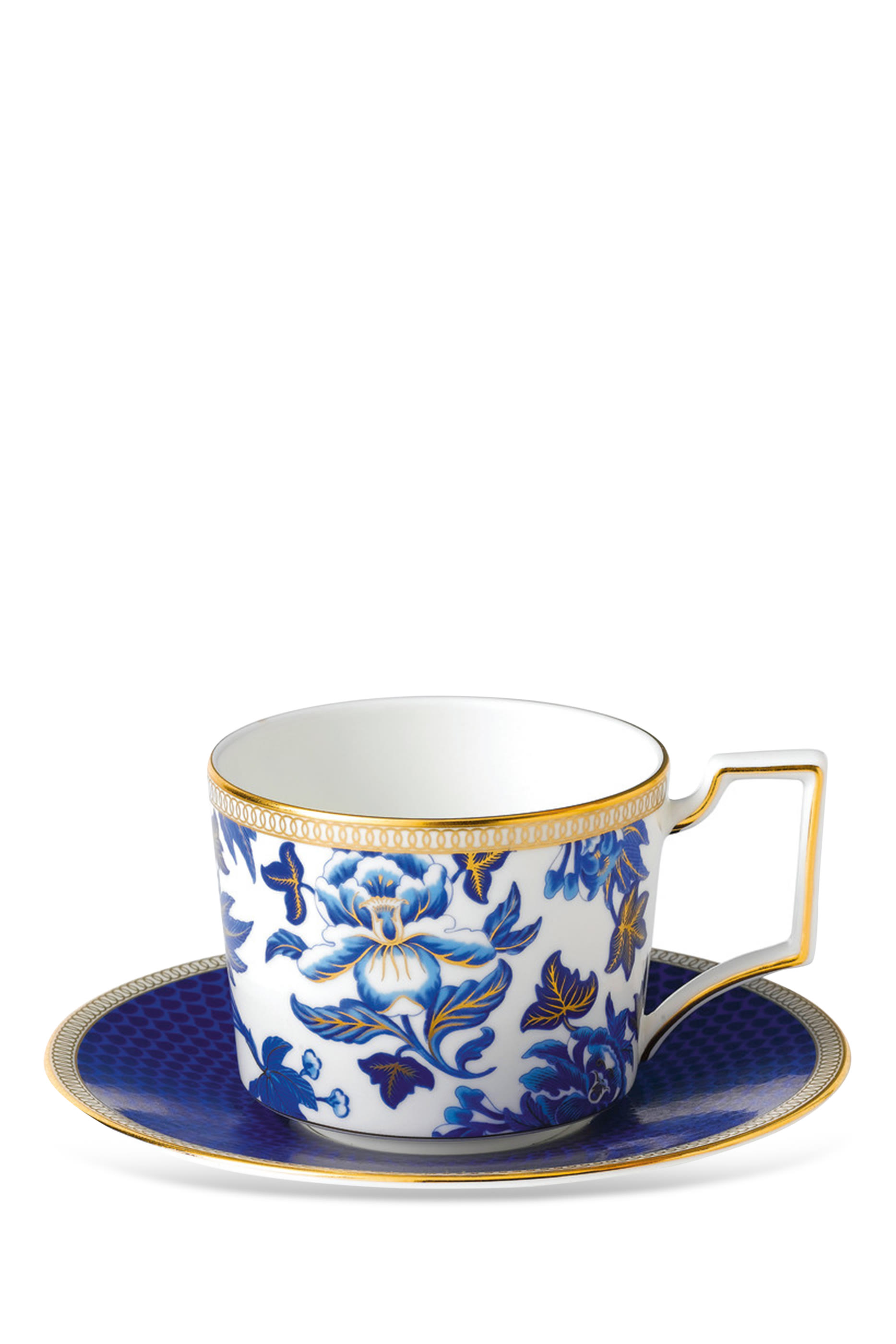 Hibiscus Teacup and Saucer