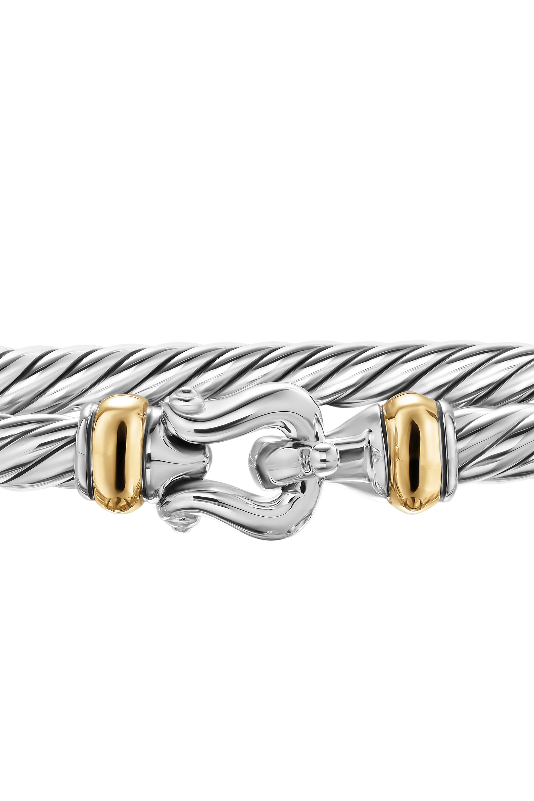 Cable Flex&reg; Buckle Bracelet, Sterling Silver & 14K Yellow Gold