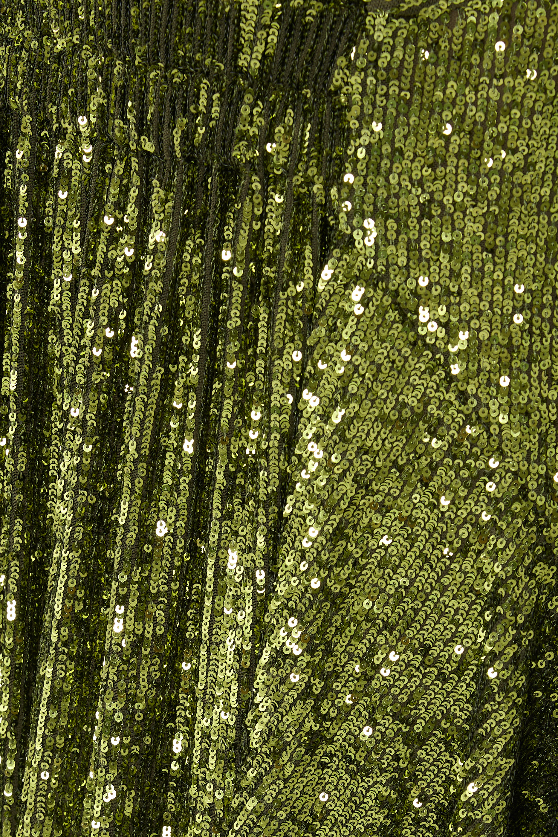 Asymmetric Sequined Midi Skirt 