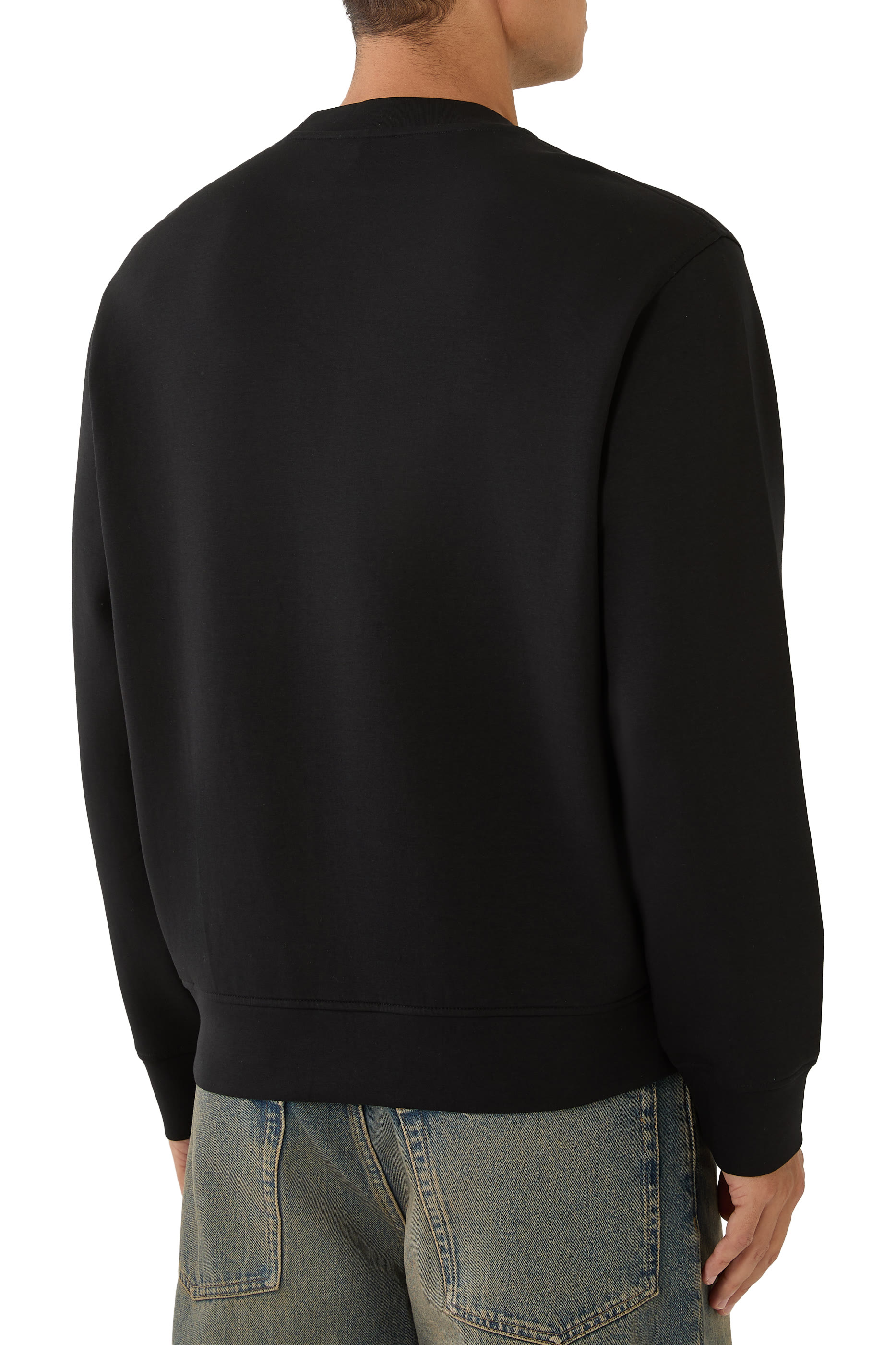 Heart Eagle Logo Sweatshirt in Double Jersey