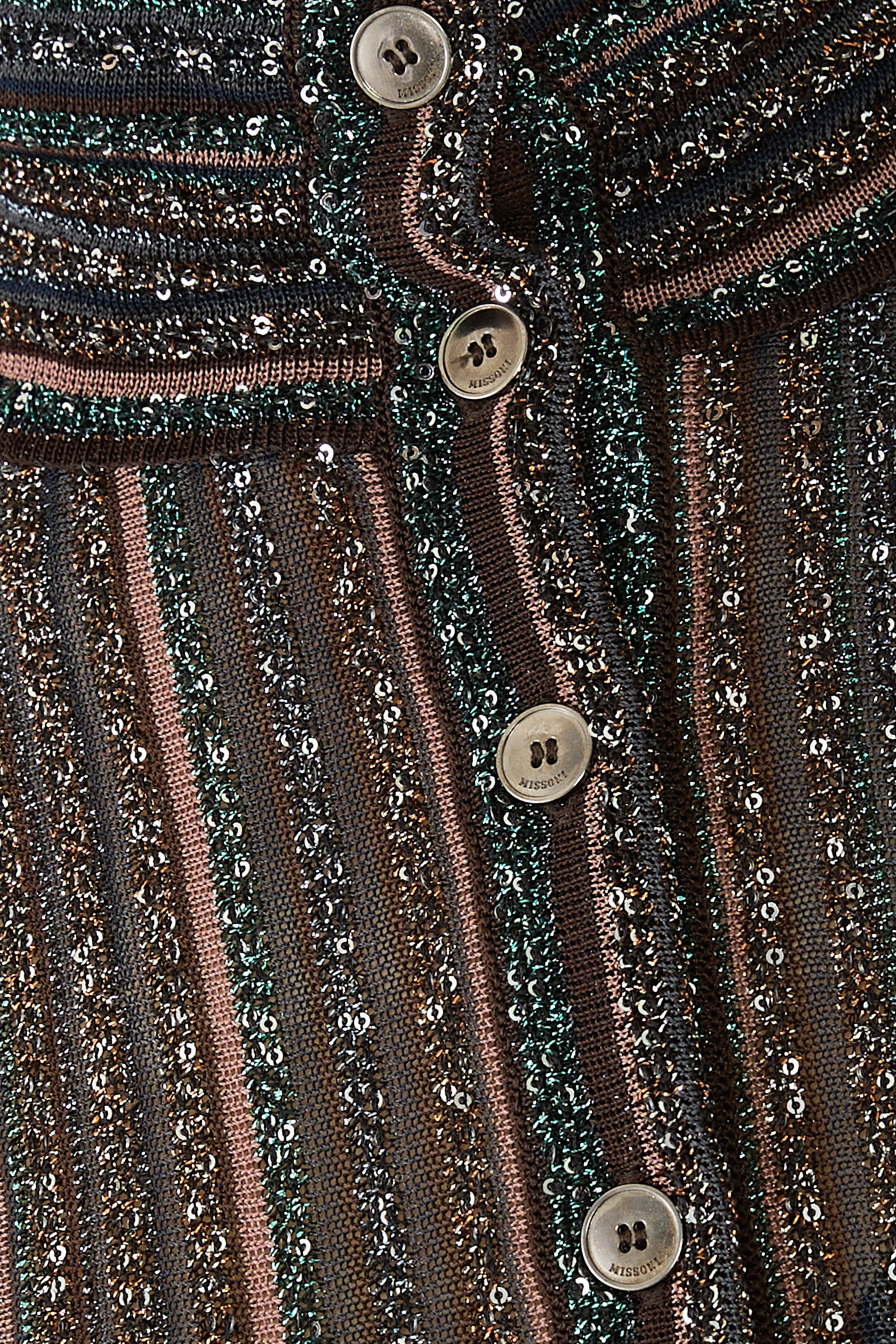 Ribbed Viscose Lam&eacute; Kaftan With Wide Sleeves