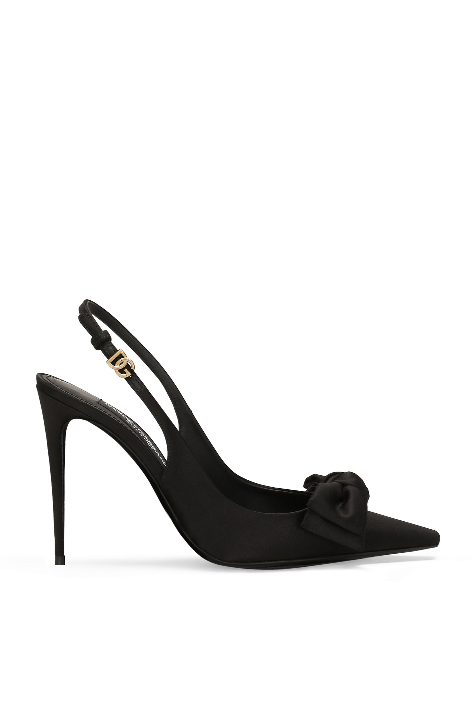 Satin Bow Detail Slingbacks 105