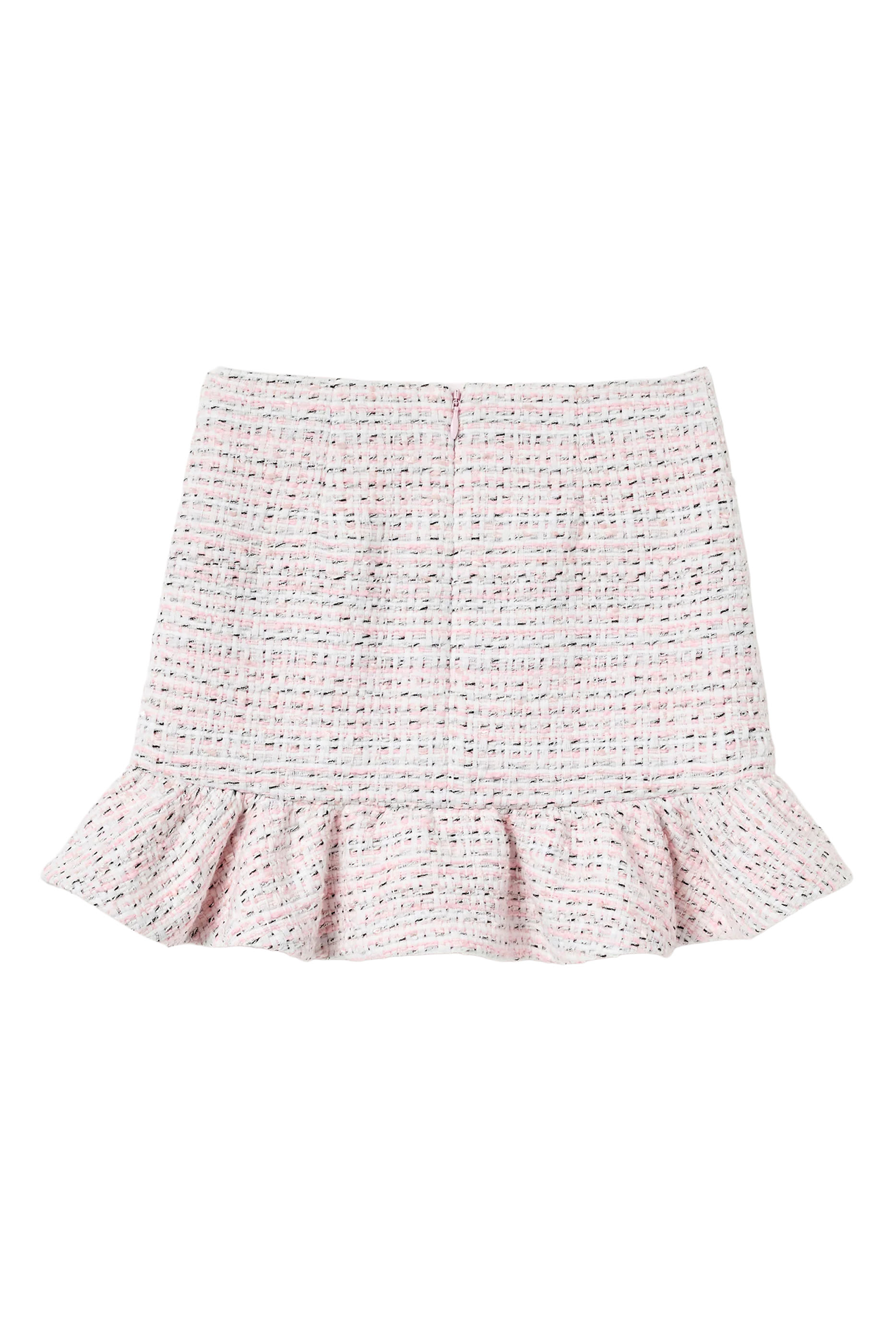 Kids Boucl&eacute; Lace Bow Skirt